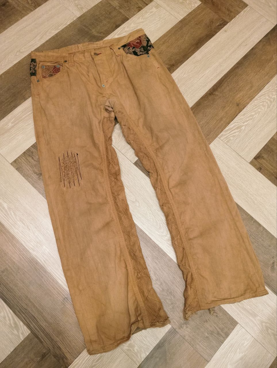 Mizra Jeans Kyoto VINTAGE MIZRA JAPAN DISTRESSED JEANS Size US 40 / EU 56 - 2 Thumbnail