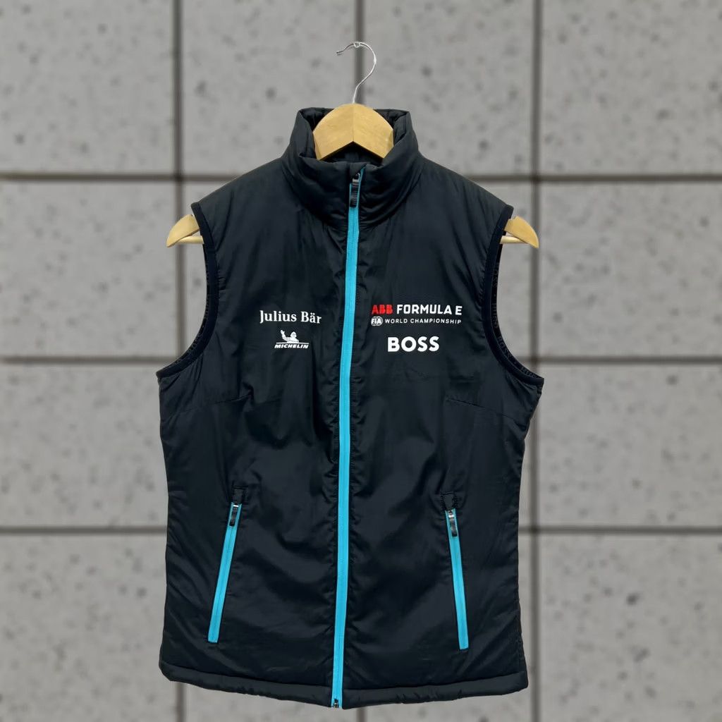 Hugo Boss HUGO BOSS ABB Formula E World Championship Womens Race Vest Gilet M Jacket Black Zip Full Zip Size M / US 6-8 / IT 42-44 - 1 Thumbnail