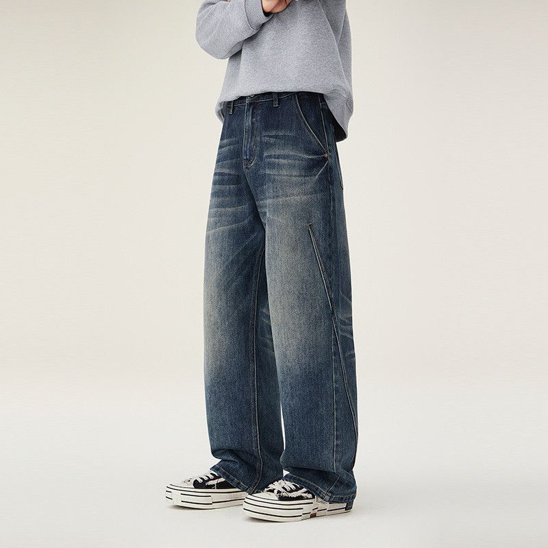 Jean American-style men's retro loose-fitting jeans Size US 32 / EU 48 - 3 Thumbnail