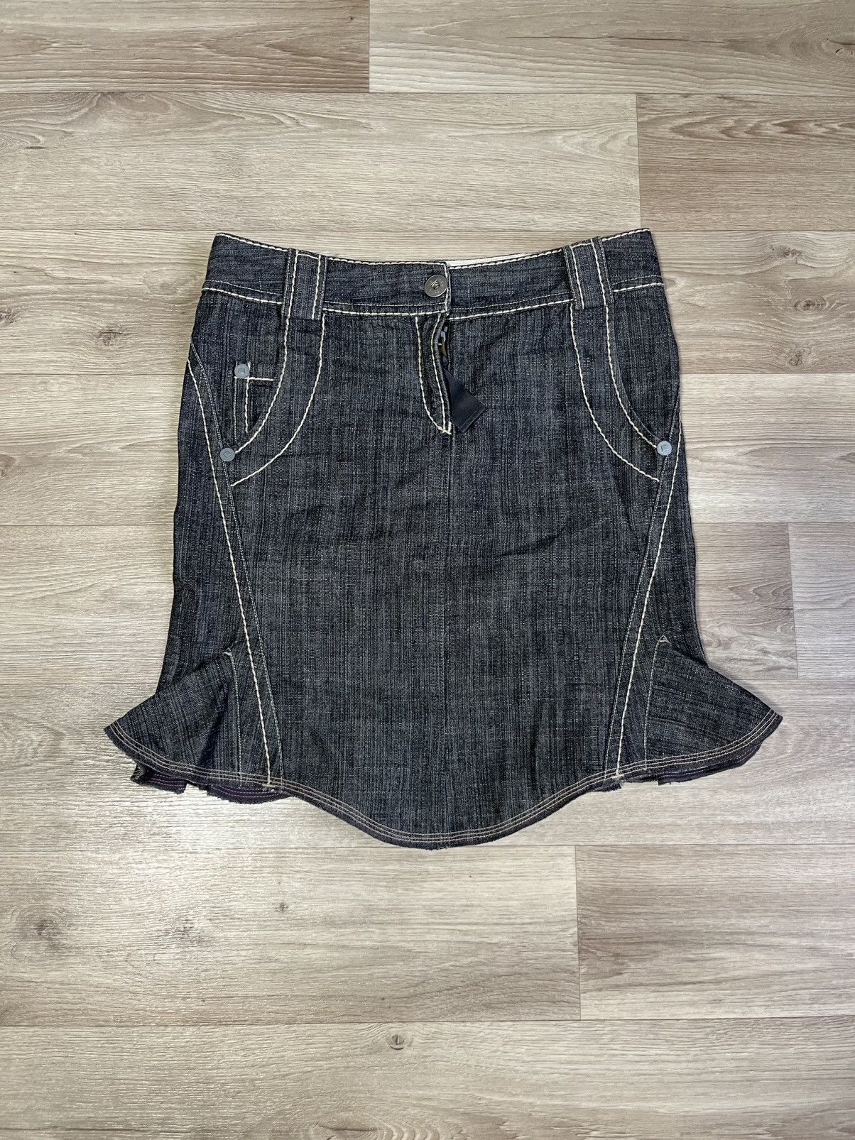 Marithe + Francois Girbaud Le Jean De Marithe Francois Girbaud Vintage Women’s Skirt Size 30" / US 8 / IT 44 - 1 Thumbnail