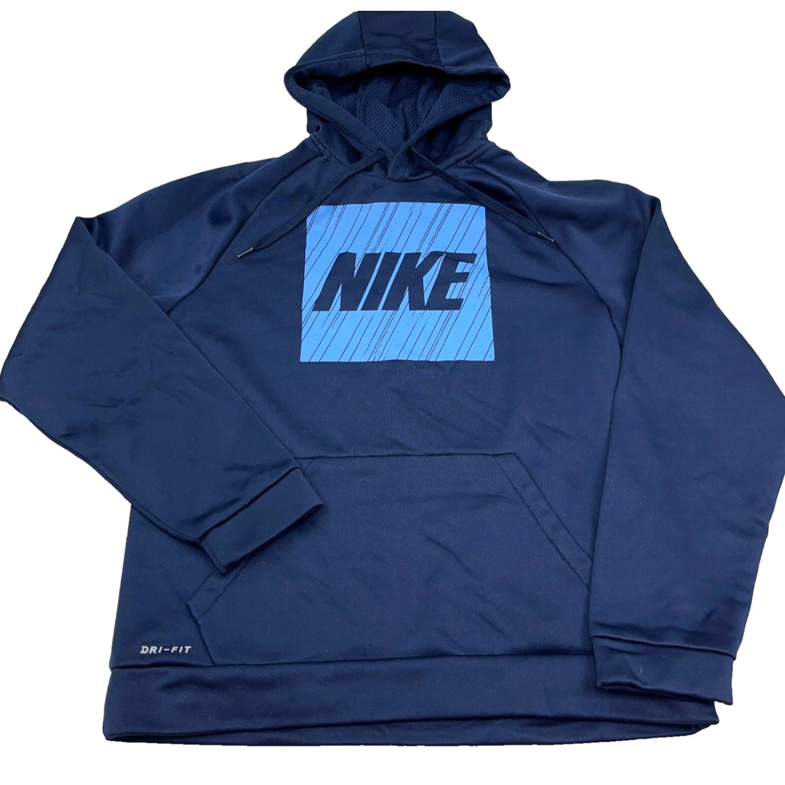 Nike Nike Hoodie Men M Blue Dri Fit Sweatshirt Pullover Full Zip Graphic Print Logo 90s Sports Style Mens Size US M / EU 48-50 / 2 - 2 Thumbnail
