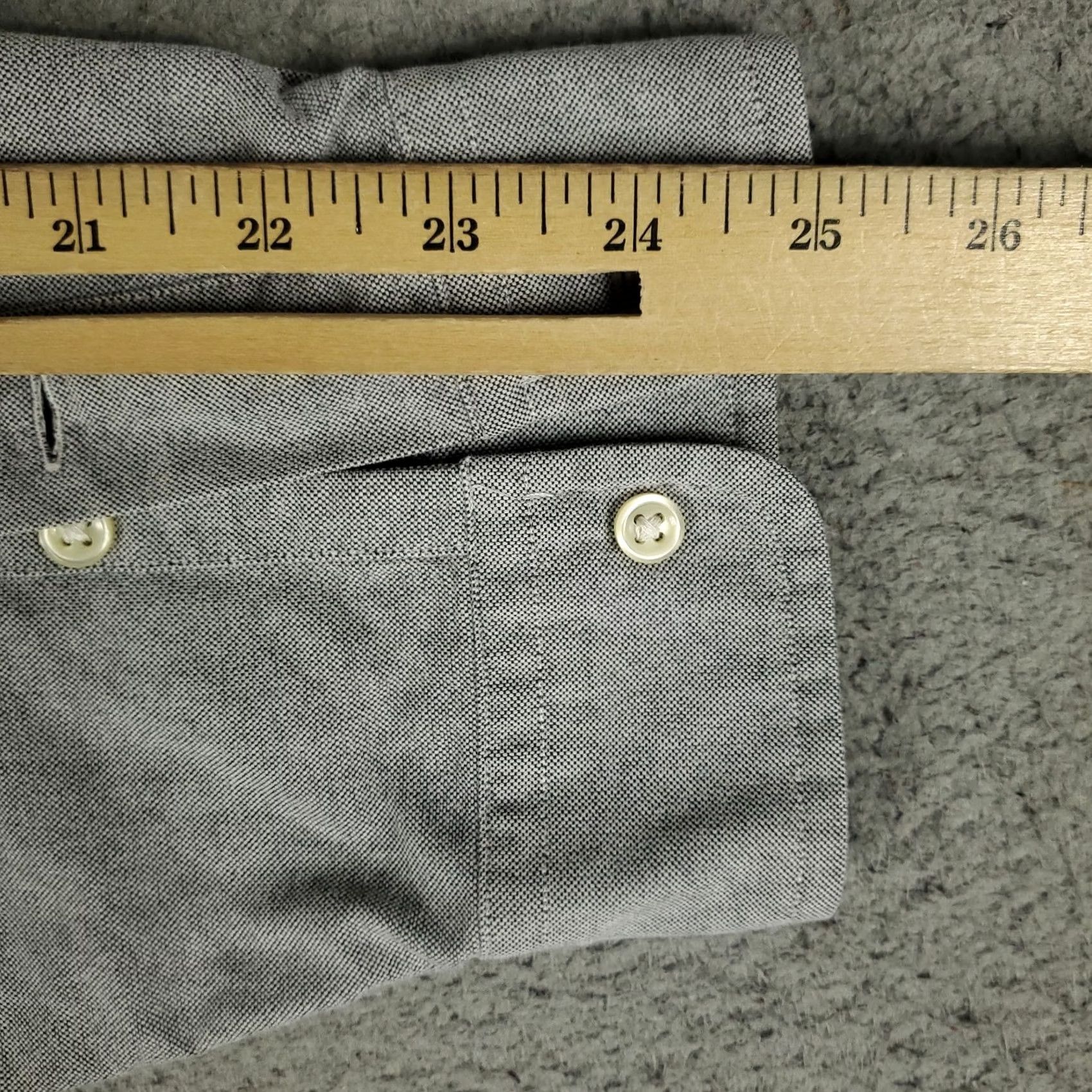 Ralph Lauren Ralph Lauren Shirt Mens 2XL Blue/Gray Dog Embroidered Button Up Long Sleeve Shirt Size US XXL / EU 58 / 5 - 7 Thumbnail