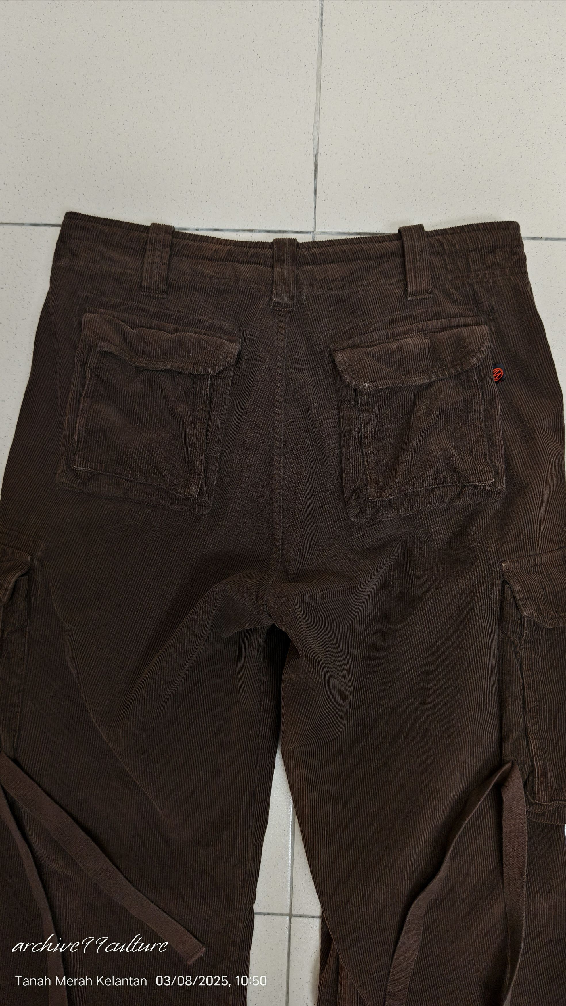 291295=Homme Arhive 2000 291295 Homme Parachute velvet pants Size US 31 - 17 Thumbnail