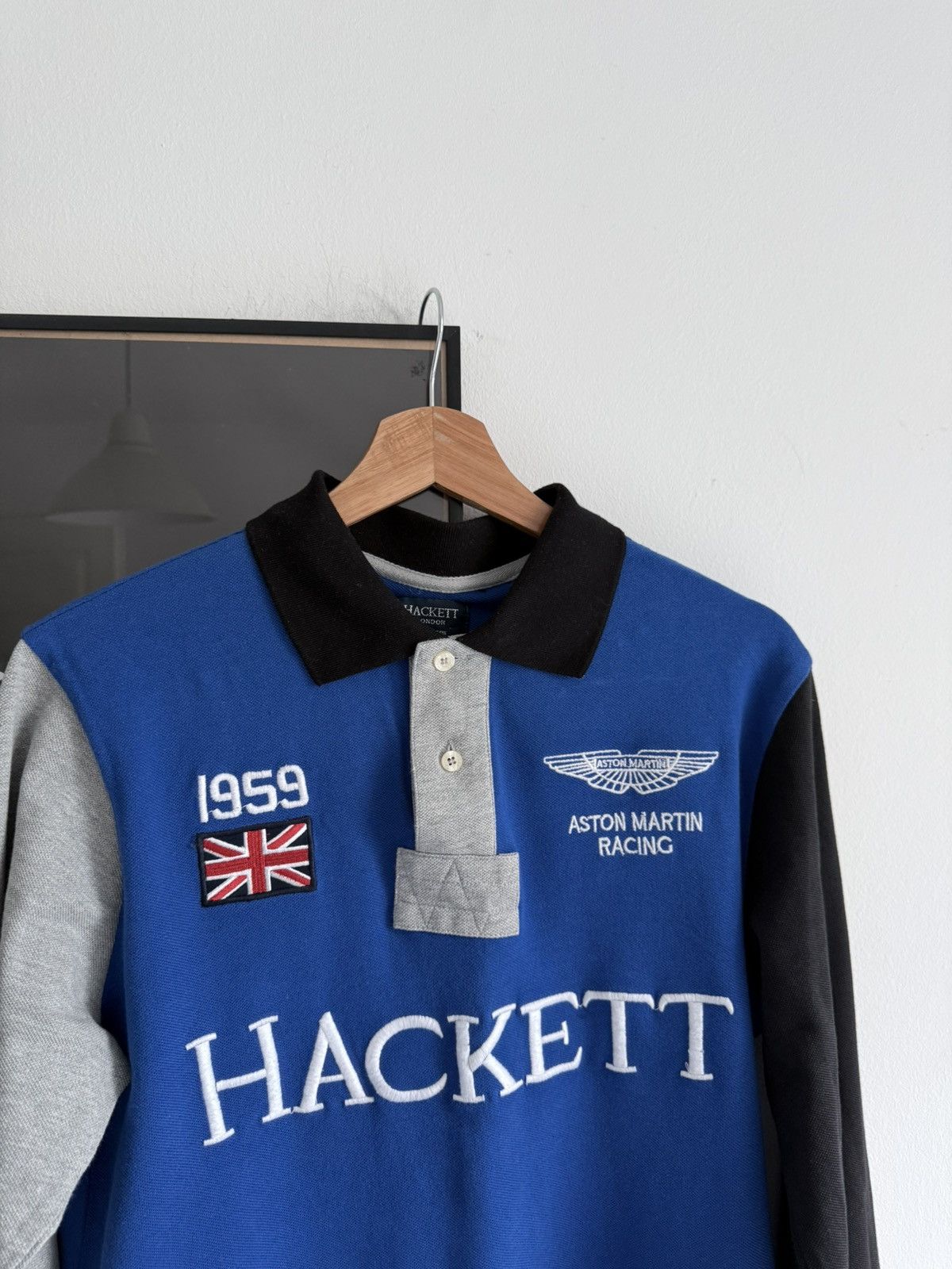 Hackett Hackett x Aston Martin vintage racing Long sleeve rugby F1 Size US M / EU 48-50 / 2 - 3 Thumbnail