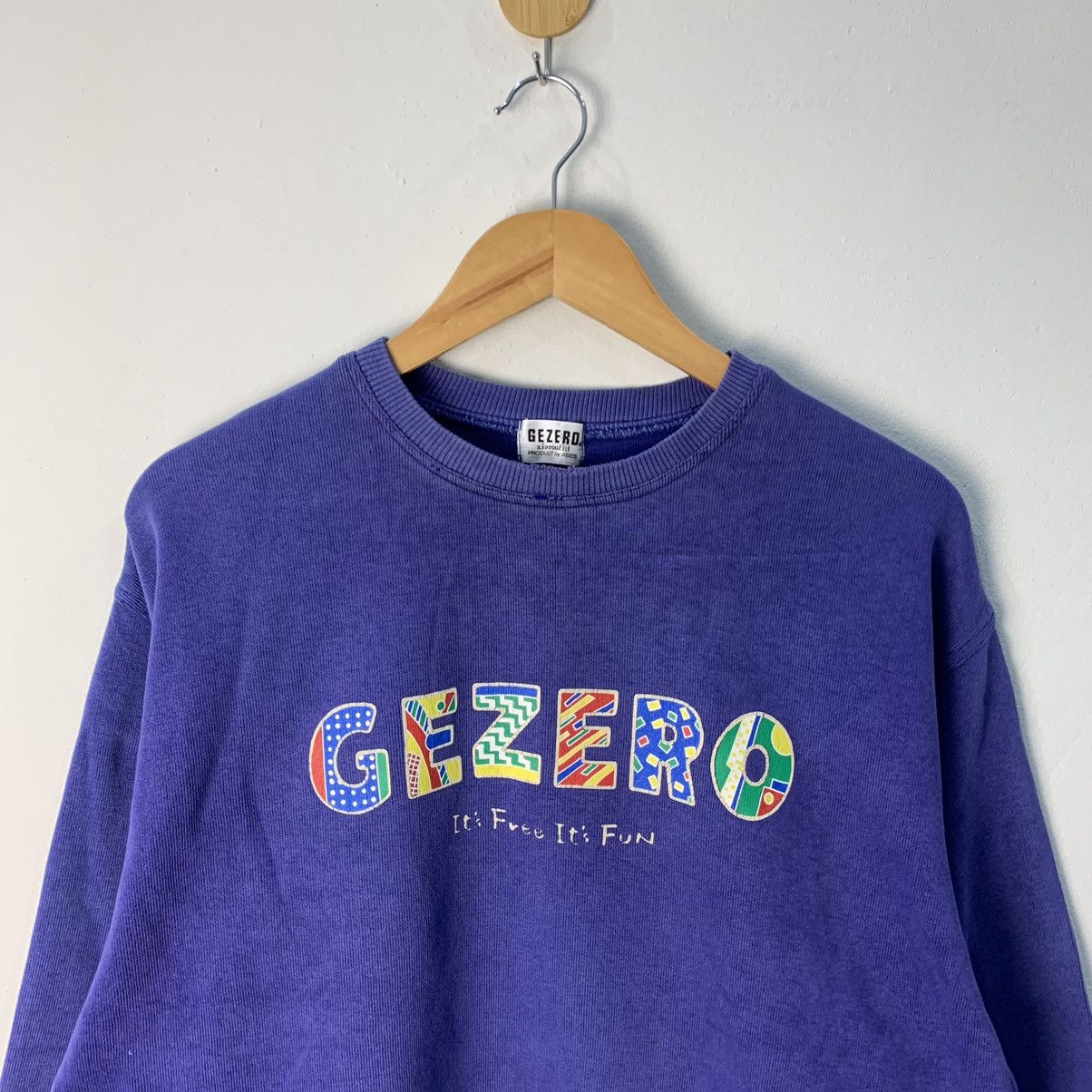 Asics Gezero Sweatshirt Jumper Embroidery Logo Size L Size US L / EU 52-54 / 3 - 4 Thumbnail