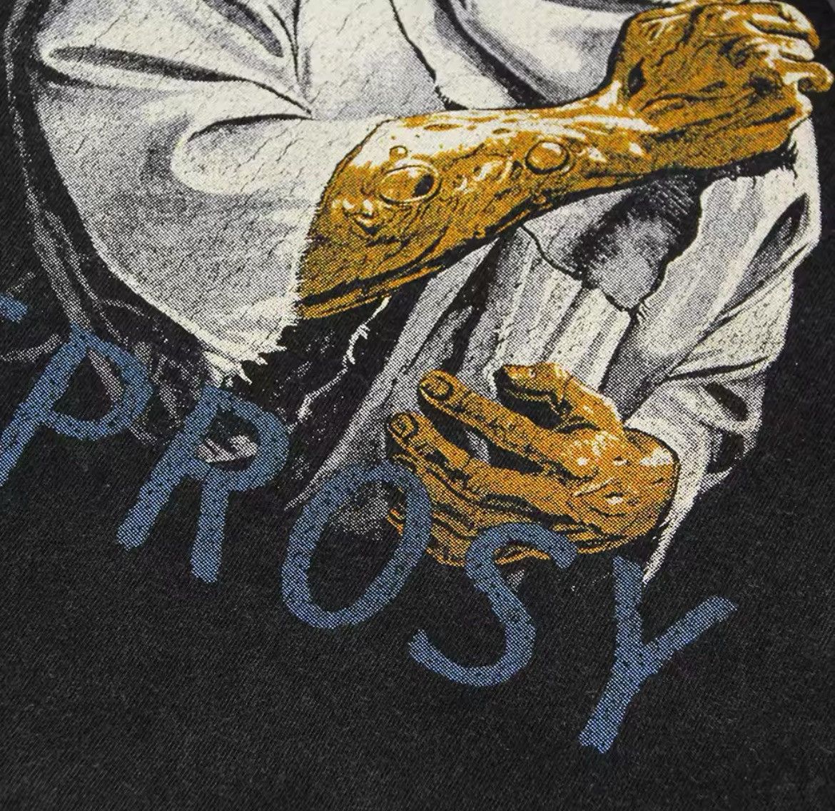 Japanese Brand × Vintage Death Leprosy Graphic Printed Cotton Tshirt Size US L / EU 52-54 / 3 - 5 Thumbnail
