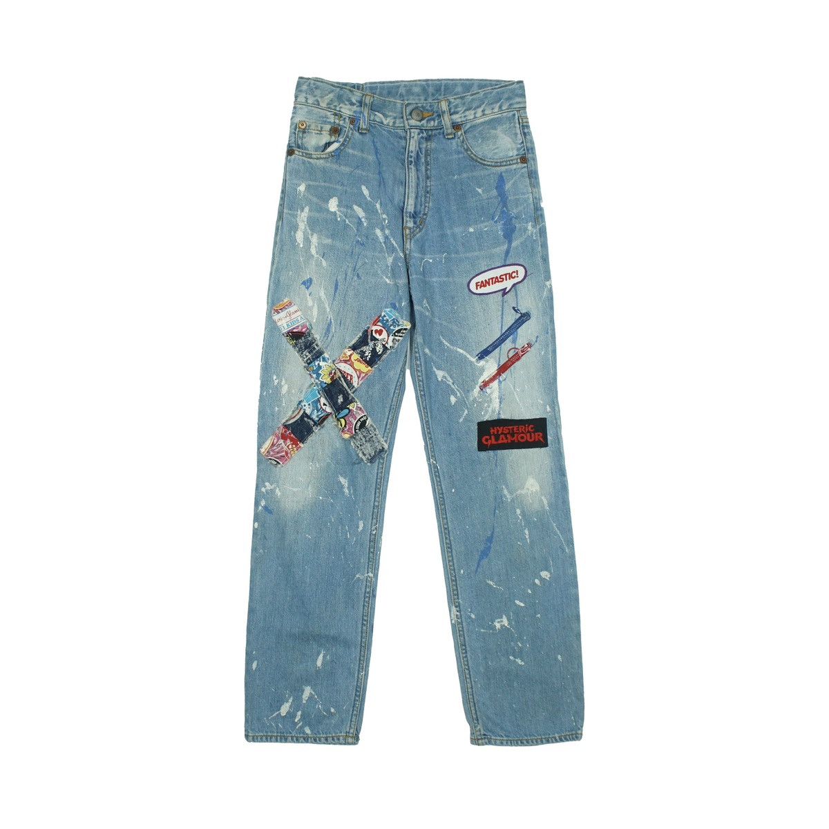 *NoTariff Hysteric Glamour Mini Splatter Kids Denim Pants