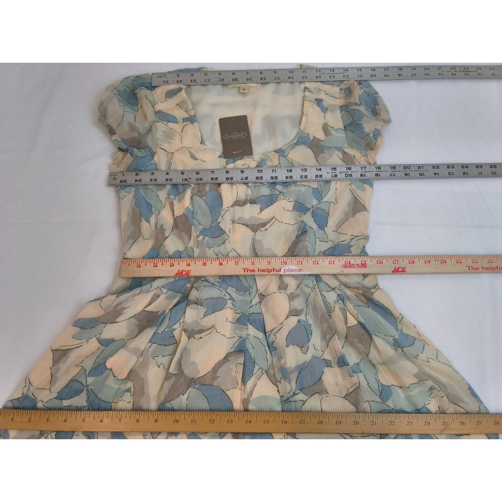 Anthropologie Anthropologie Moulinette Soeurs Babydoll Women 8 Blue/White Size M / US 6-8 / IT 42-44 - 10 Thumbnail