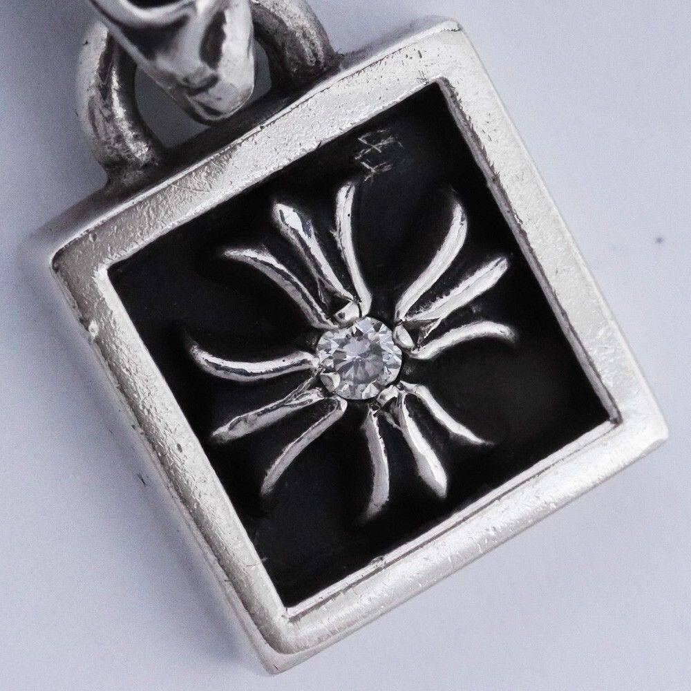 Chrome Hearts Chrome Hearts Diamond Framed Cross Pendant necklace Size ONE SIZE - 3 Thumbnail