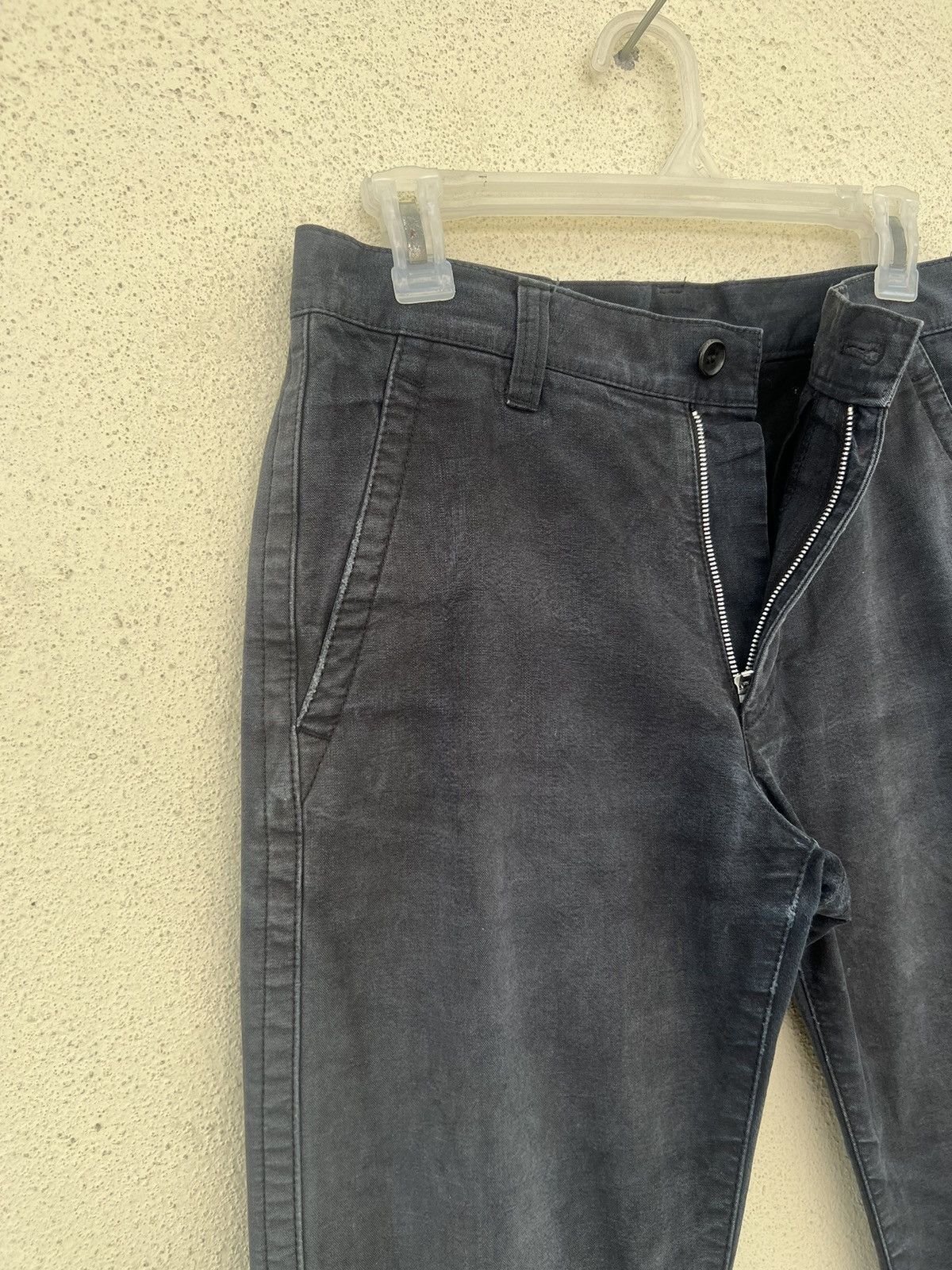 Comme des Garcons Homme Vintage 2005 CDGH AD2005 Distress Faded Waxed Chinos Pant Size US 30 / EU 46 - 8 Thumbnail