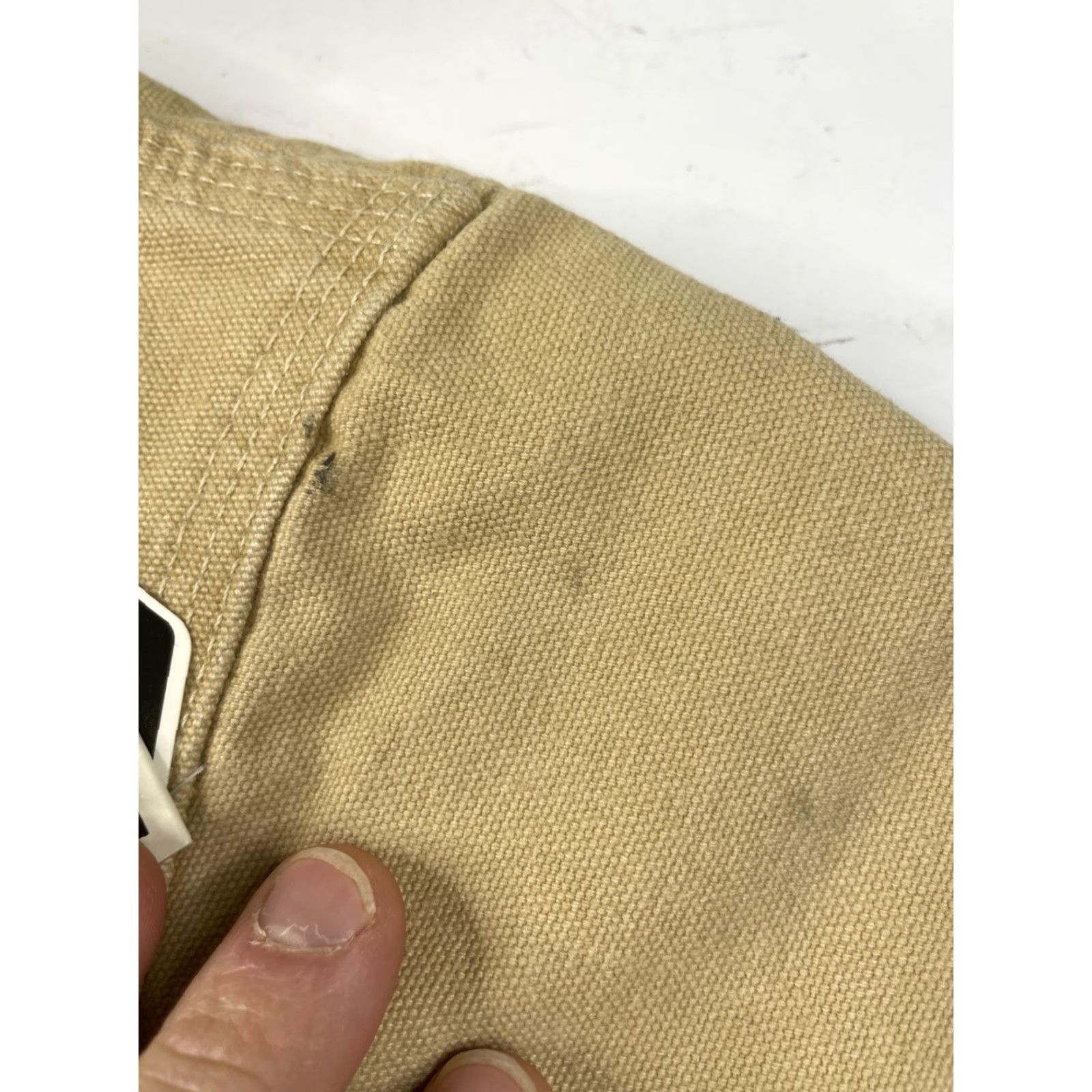 Carhartt VINTAGE NWT Carhartt J06 WET Hooded Canvas Work Jacket L Tan Men Size US L / EU 52-54 / 3 - 5 Thumbnail