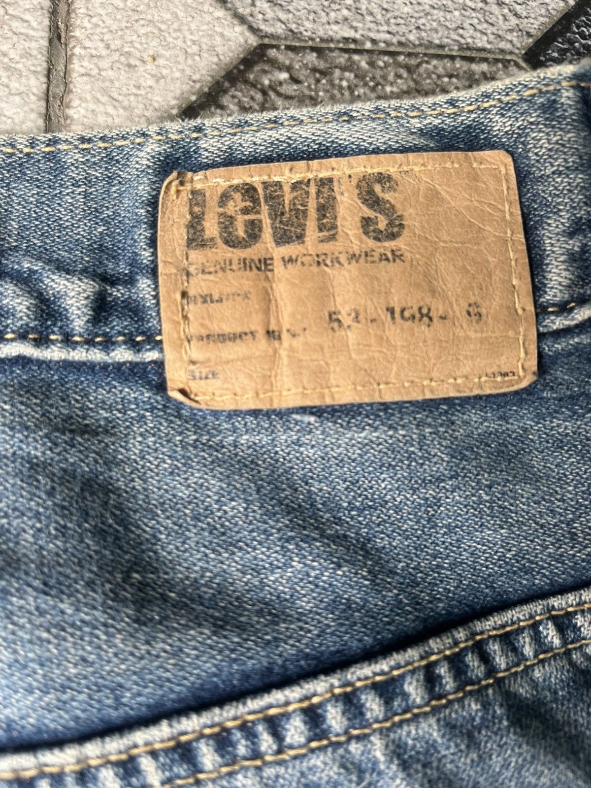 Levi's VINTAGE BAGGY LEVI'S WORKWEAR DENIM JEANS Size US 34 / EU 50 - 18 Thumbnail