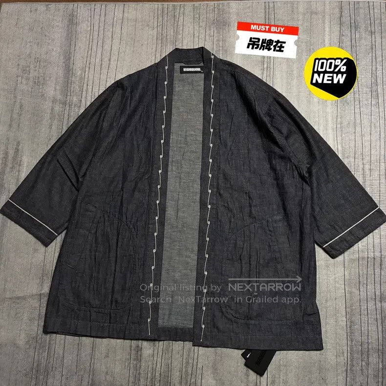 Neighborhood Neighborhood Denim Long Sleeve Shirt Dress Size US L / EU 52-54 / 3 - 1 Thumbnail