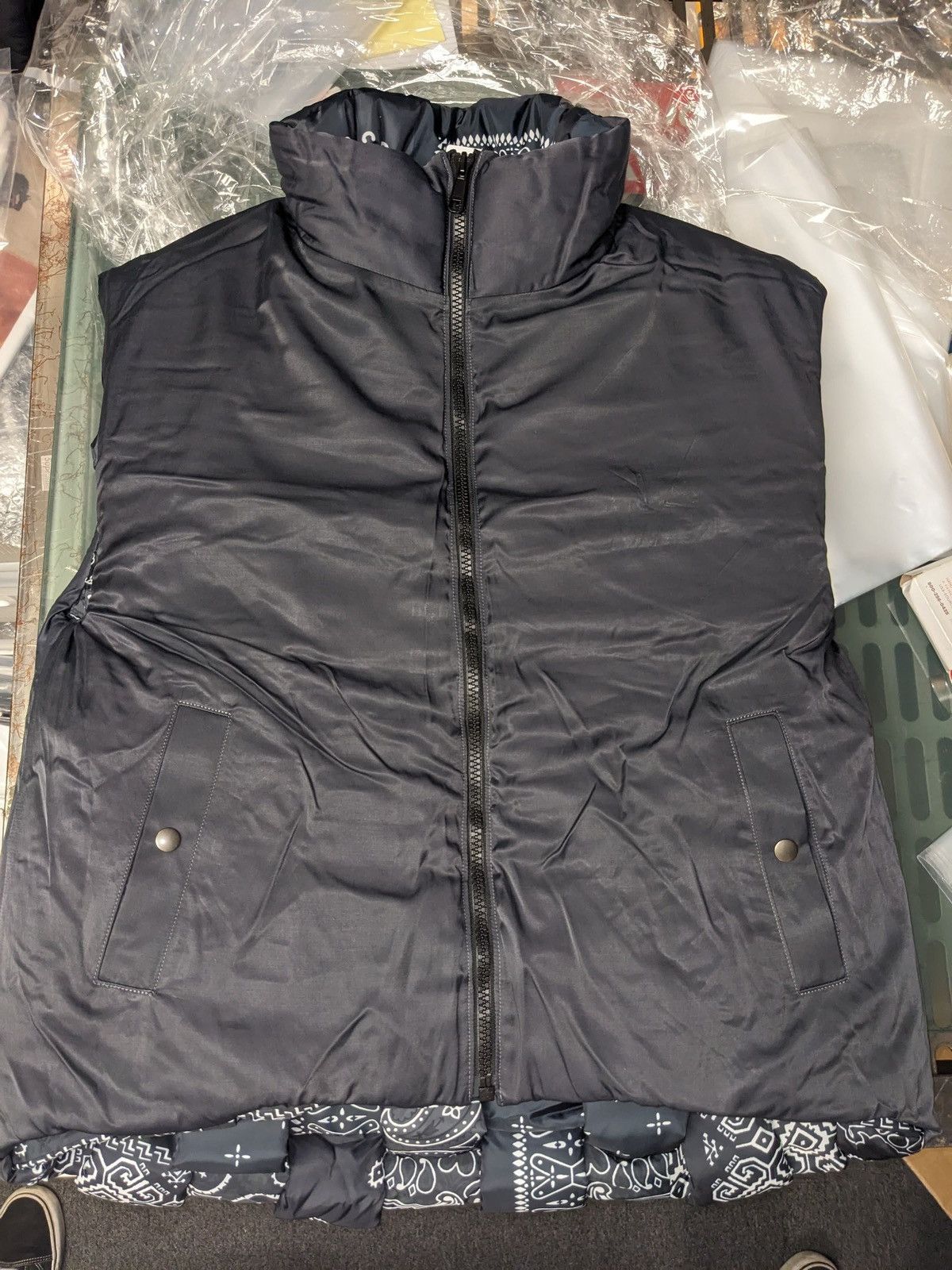 Kapital Kapital Bandana Transfer Nylon Keel Weaving Vest Black 4 Size US XL / EU 56 / 4 - 6 Thumbnail