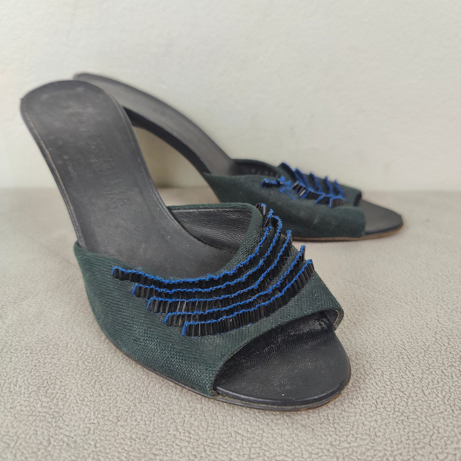 Bottega Veneta Vintage Bottega Veneta Block Heel Sandals Womens 6.5 Size US 6.5 / IT 36.5 - 2 Thumbnail