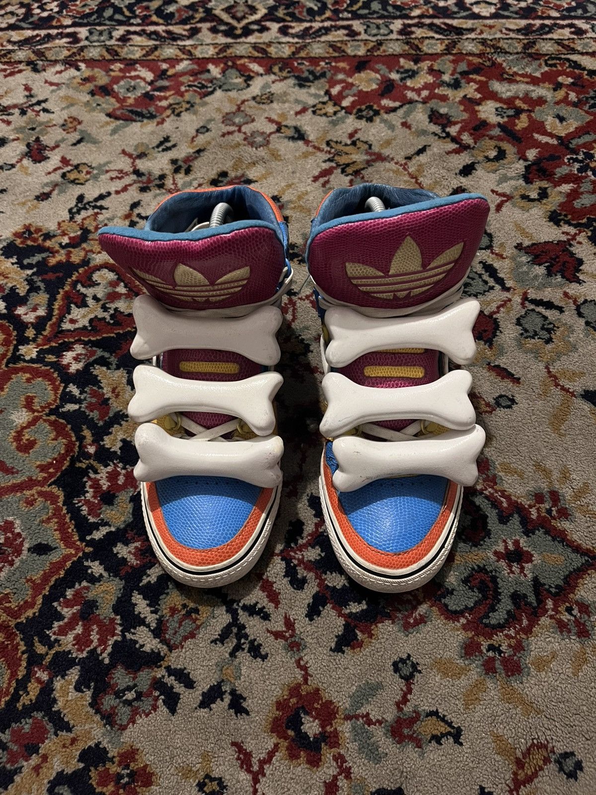 Adidas  Jeremy Scott Jeremy Scott Adidas Pink Poodle Sneakers | Grailed