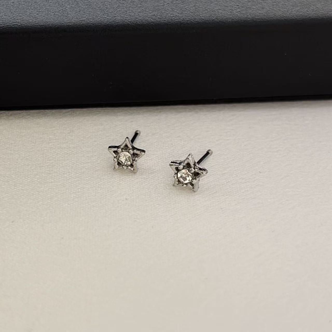 Other 6mm Small Mini CZ Star Stud Earrings for Men Women Size ONE SIZE - 2 Thumbnail