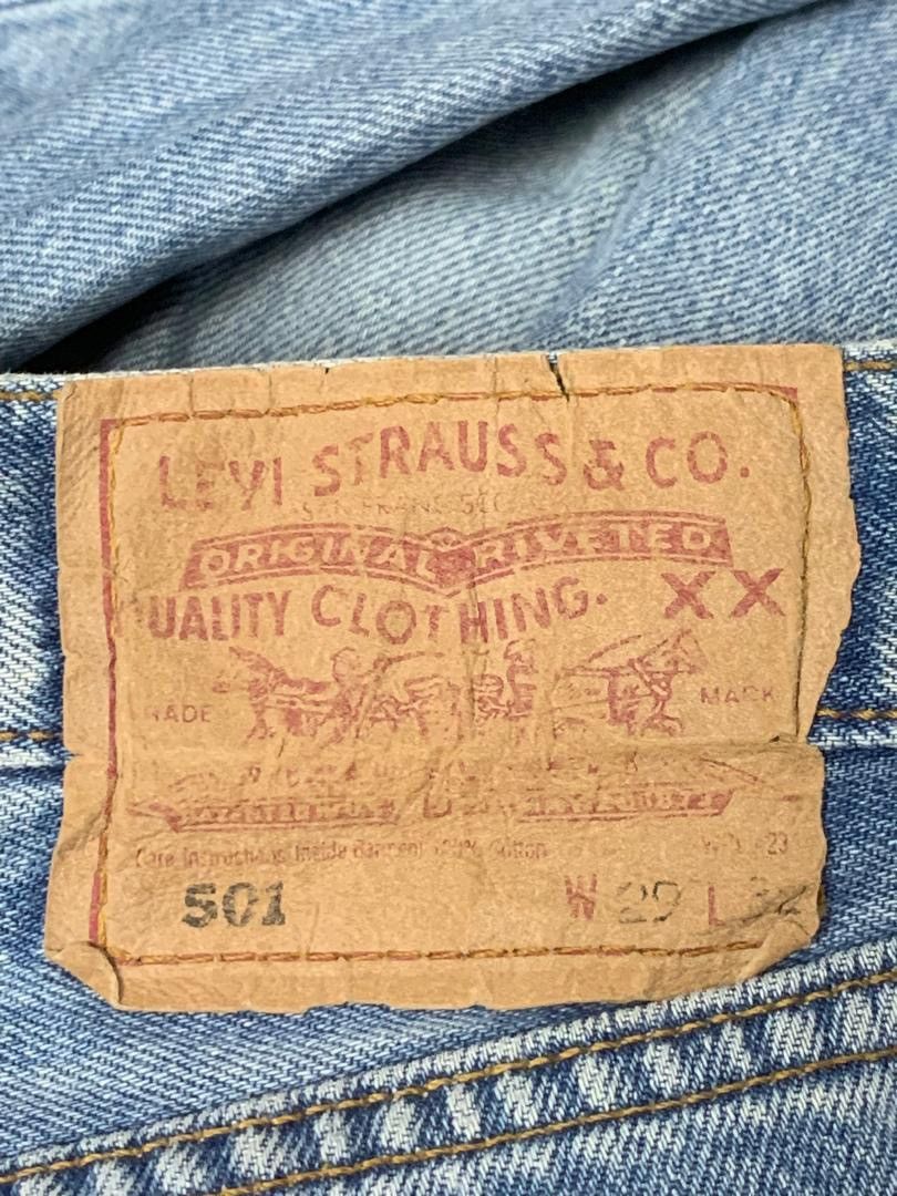 Levi's × Levi's Vintage Clothing Vintage Levi’s 501 Distressed Denim Size 29" - 4 Thumbnail