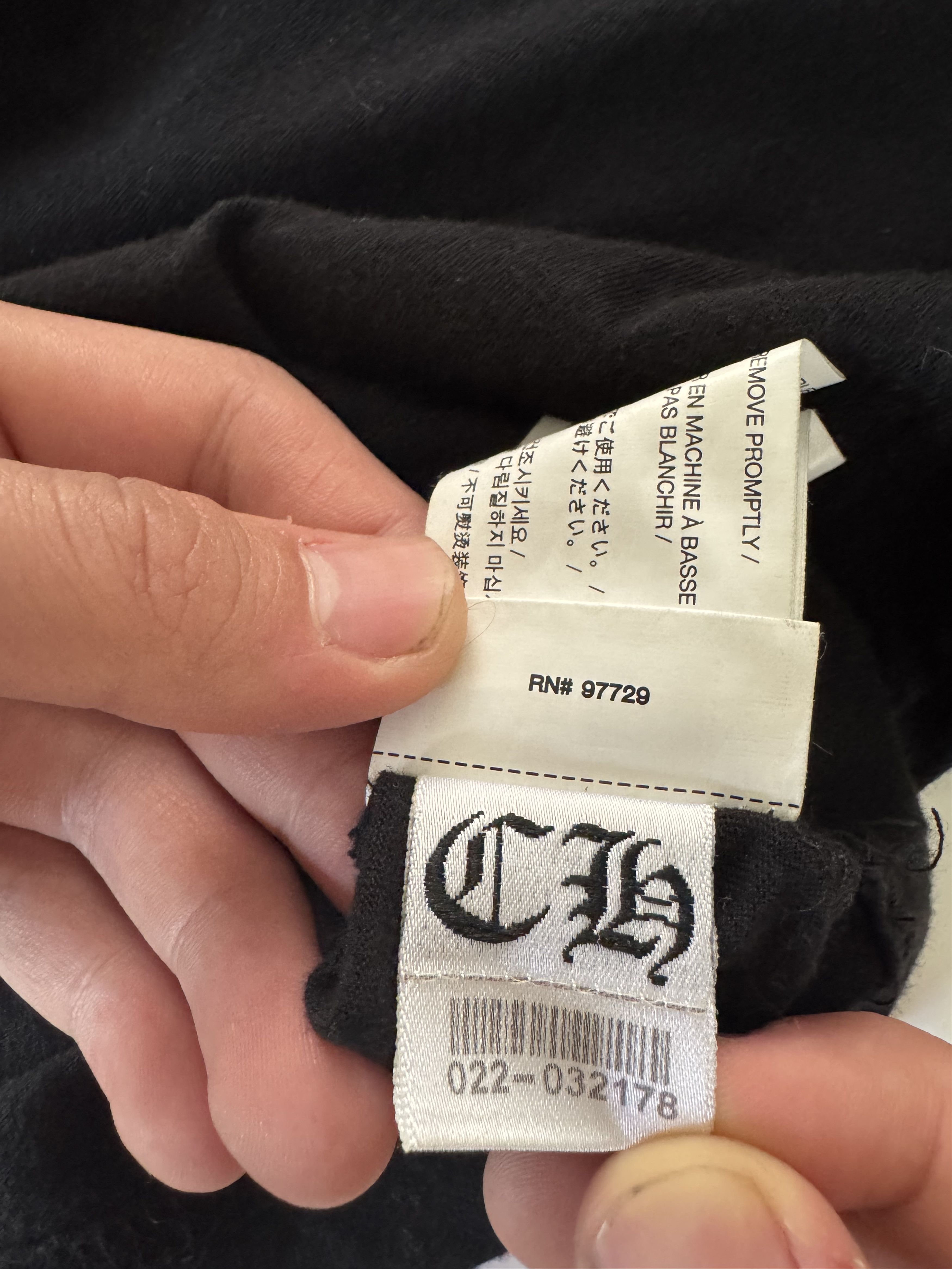 Chrome Hearts Chrome Hearts Black T-Shirt Size US S / EU 44-46 / 1 - 6 Thumbnail