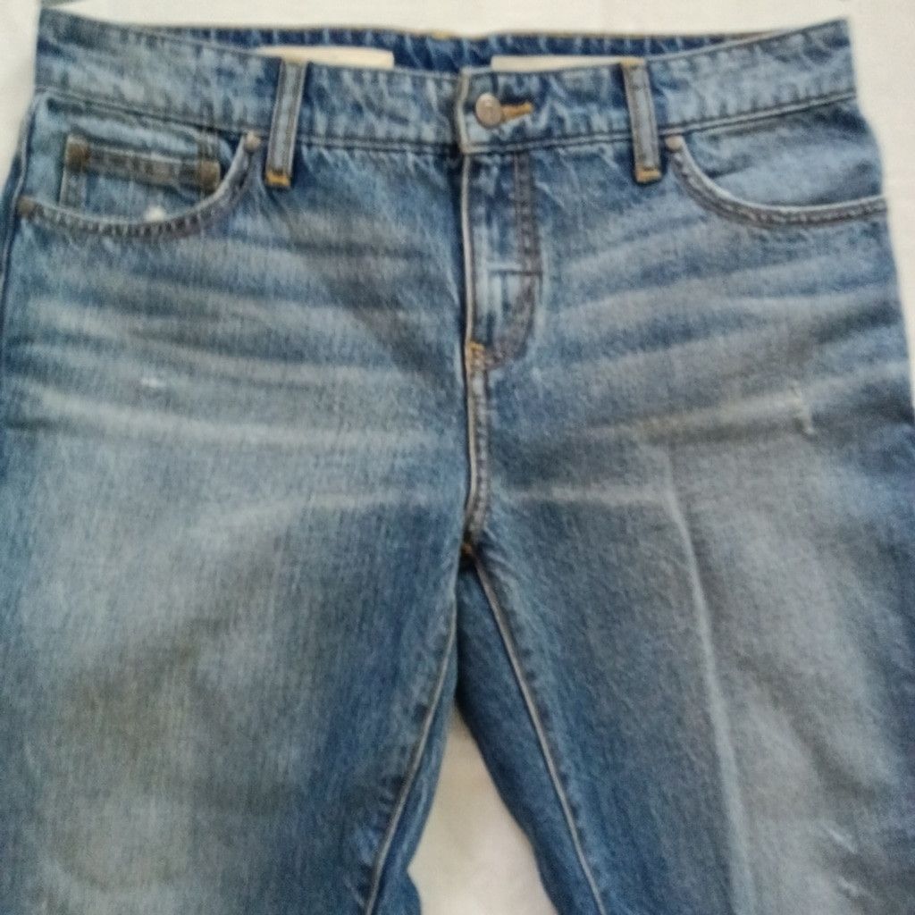 Anthropologie Anthropologie Pilcro Hyphen Jeans Blue Fringe 28 Blogger Size 28" / US 6 / IT 42 - 4 Thumbnail