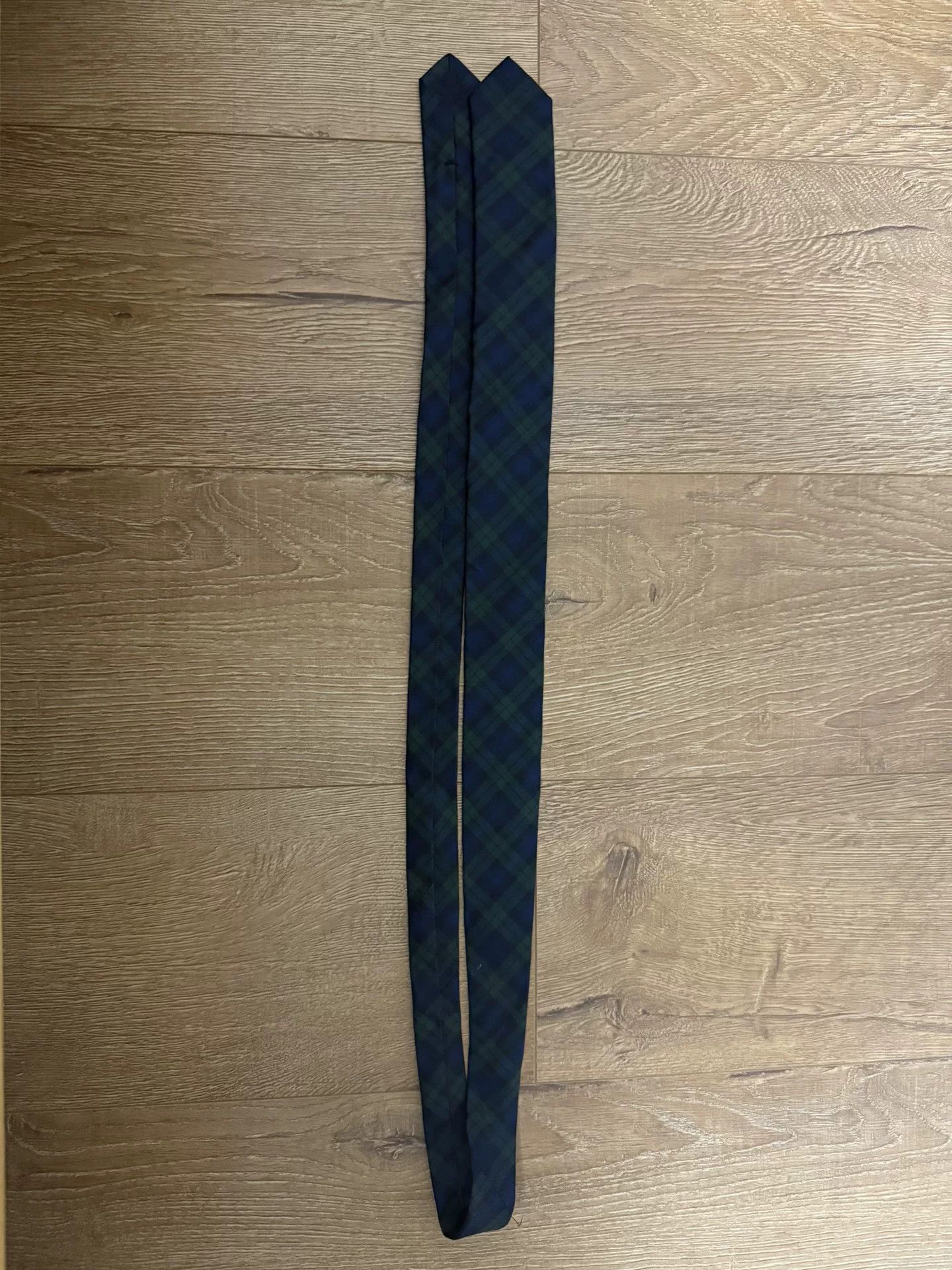 Prada Prada Black Green Check Tie Size ONE SIZE - 1 Thumbnail
