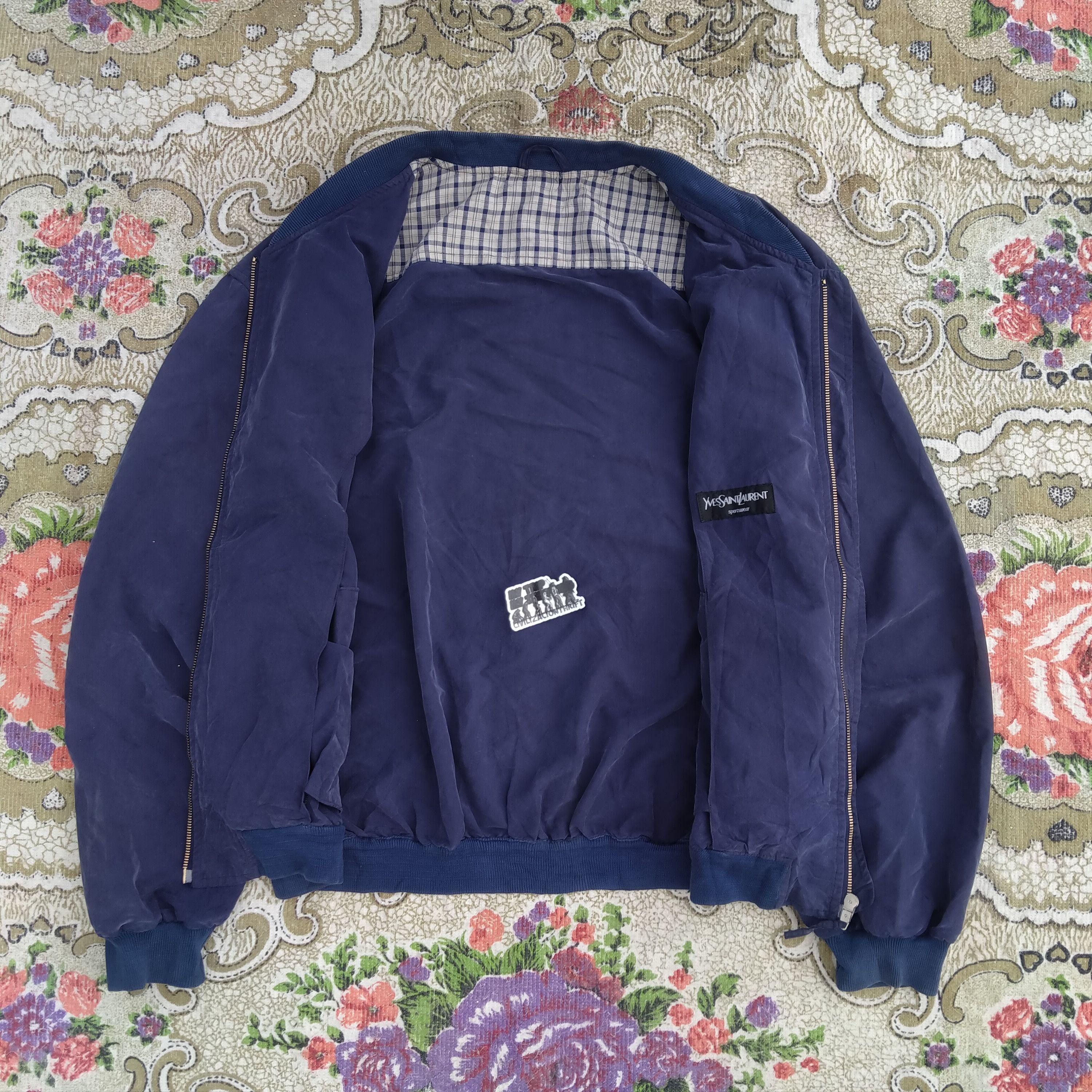 Vintage × Yves Saint Laurent 🔥Yves Saint Laurent 90s Sport Swear Jacket Size US L / EU 52-54 / 3 - 2 Thumbnail