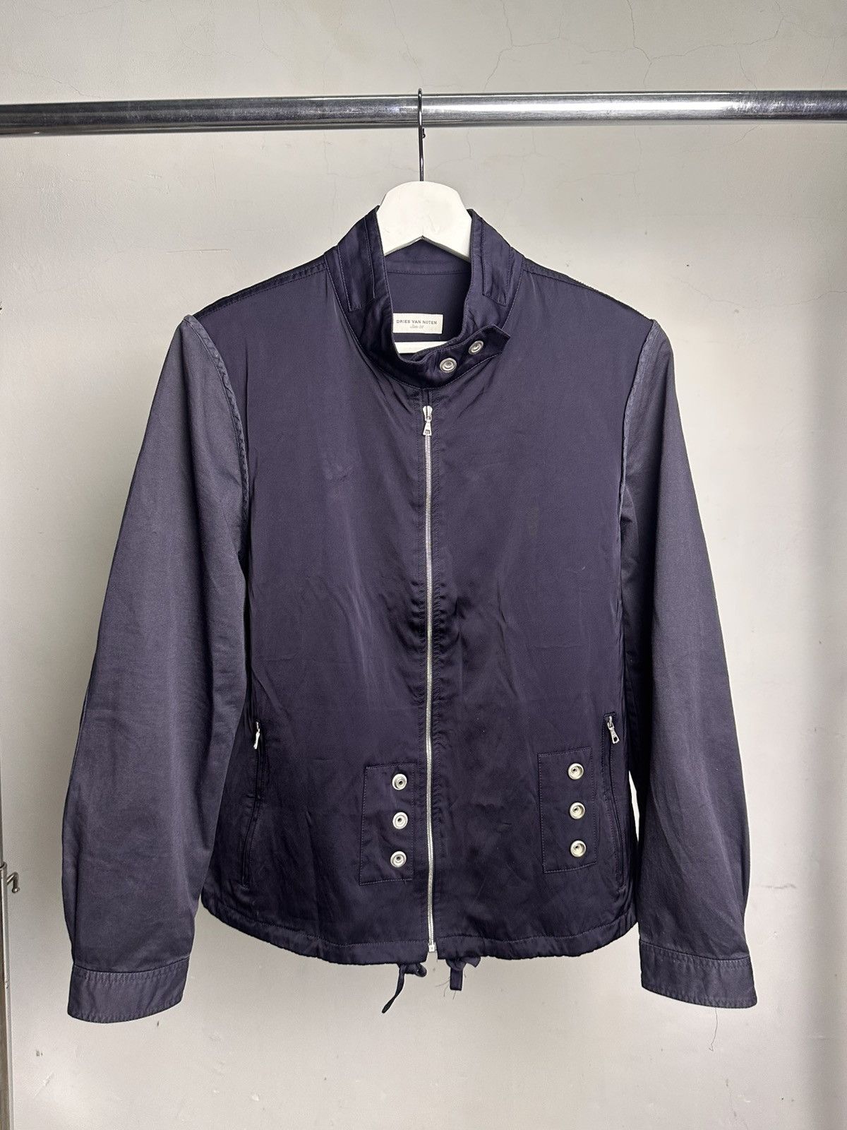 Dries Van Noten Dries Van Noten Hybrid Rayon Jacket Size US M / EU 48-50 / 2 - 1 Thumbnail