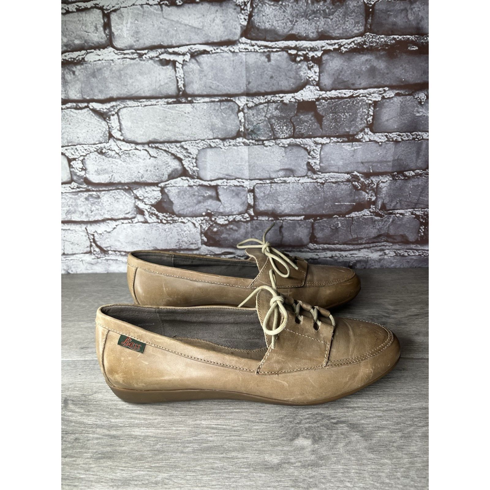 Bass GH Bass & Co. Bass Carla Clay Tan Leather Oxfords Shoes Wome Size US 11 / IT 41 - 15 Thumbnail