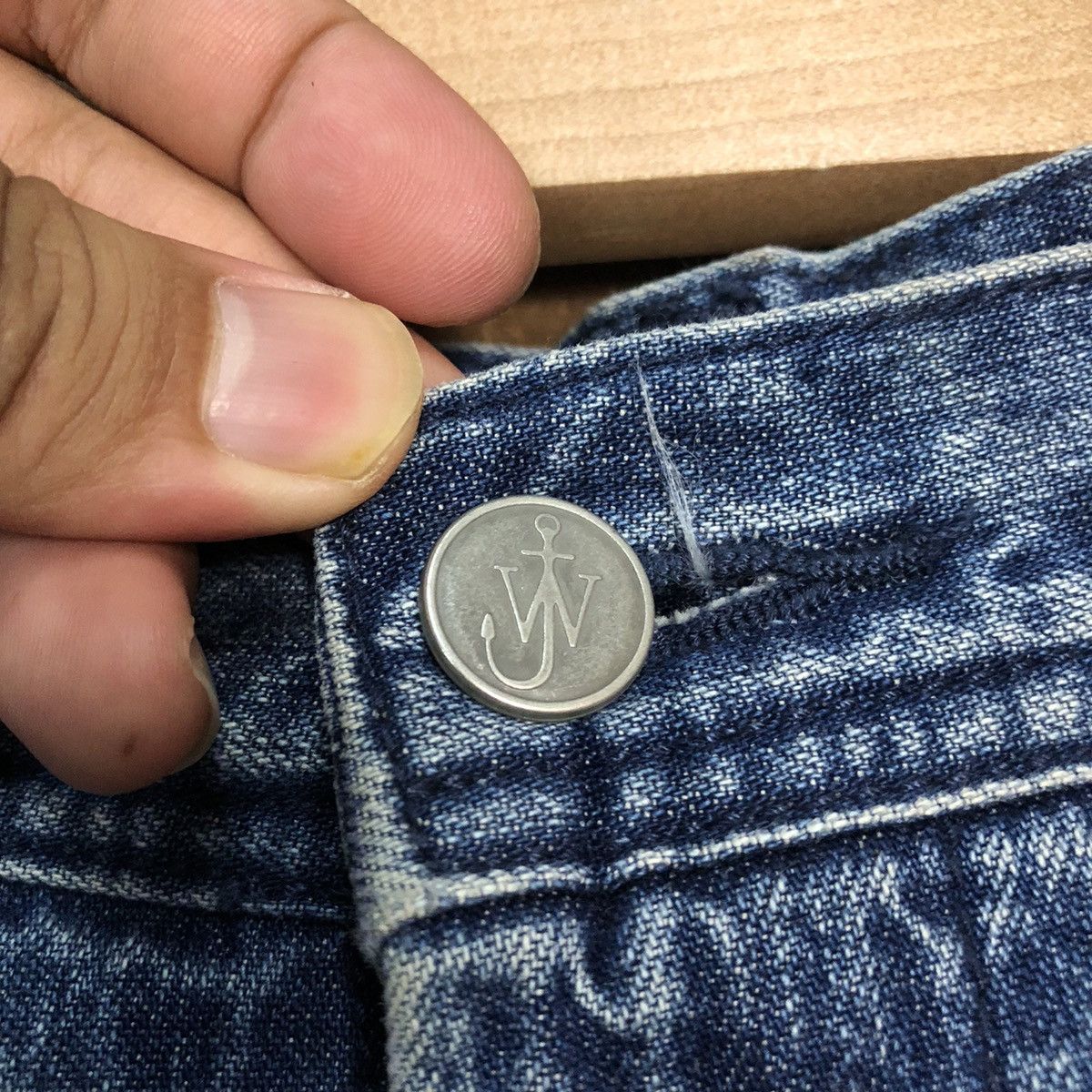 JW Anderson × Uniqlo Uniqlo X Jwanderson Blue Denim Pants #7380 Size US 28 / EU 44 - 11 Thumbnail
