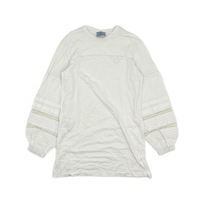 Prada Prada Casual Stylish Long Sleeve TShirt-2506 Size US S / EU 44-46 / 1 - 1 Thumbnail