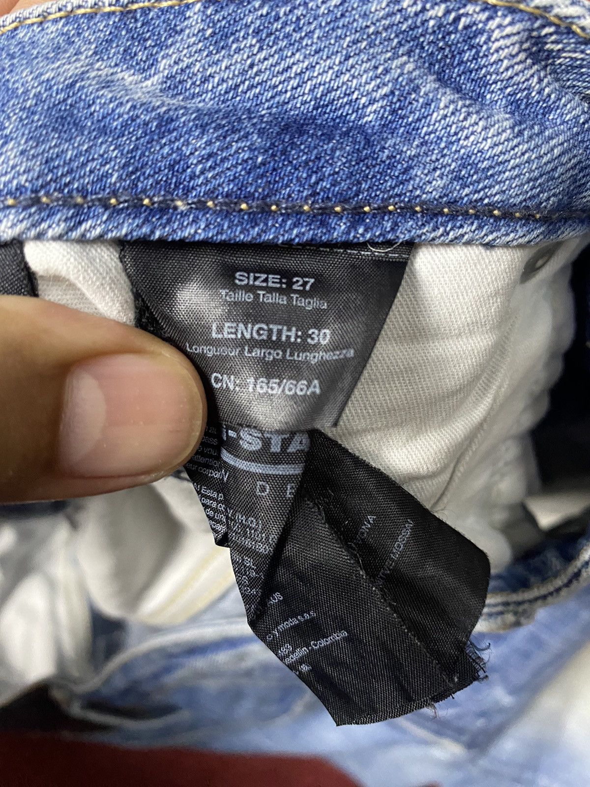 G-Star G star Raw Distressed Jeans Size US 29 - 10 Thumbnail