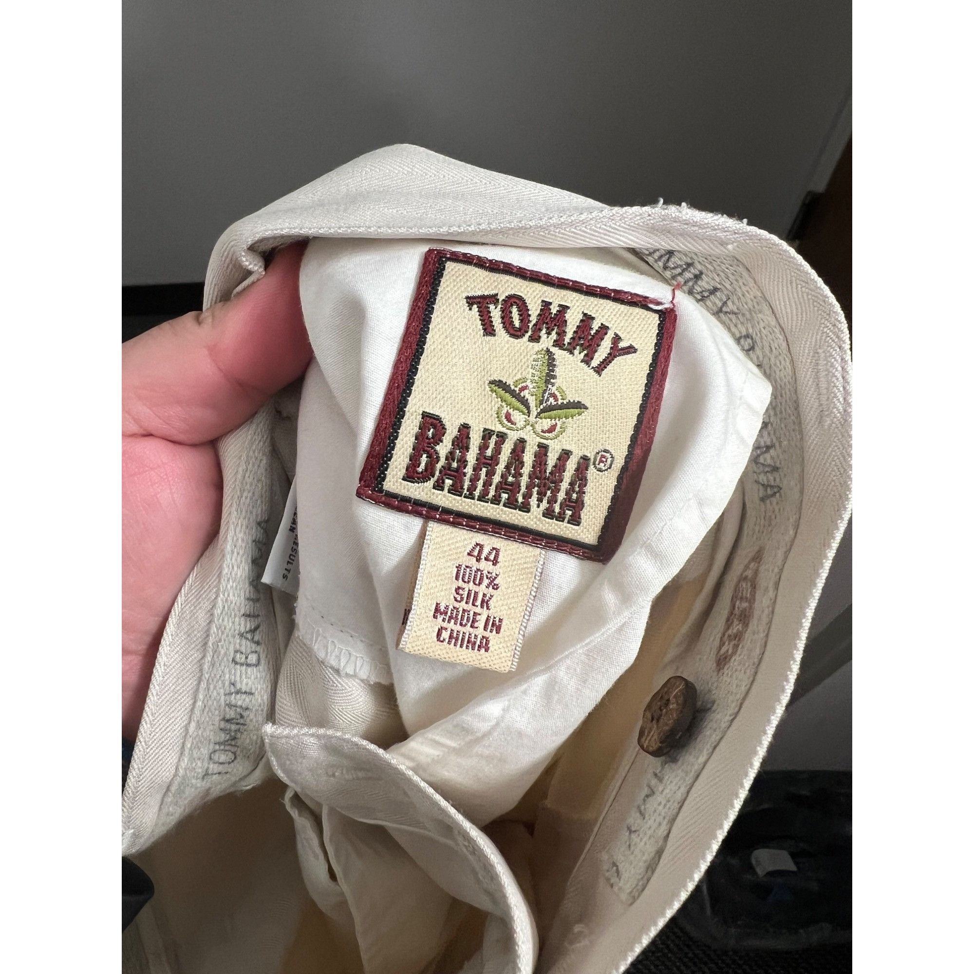 Tommy Bahama Tommy Bahama 100% Silk Pleated Pants - Size 44x30 Size US 44 / EU 60 - 6 Thumbnail