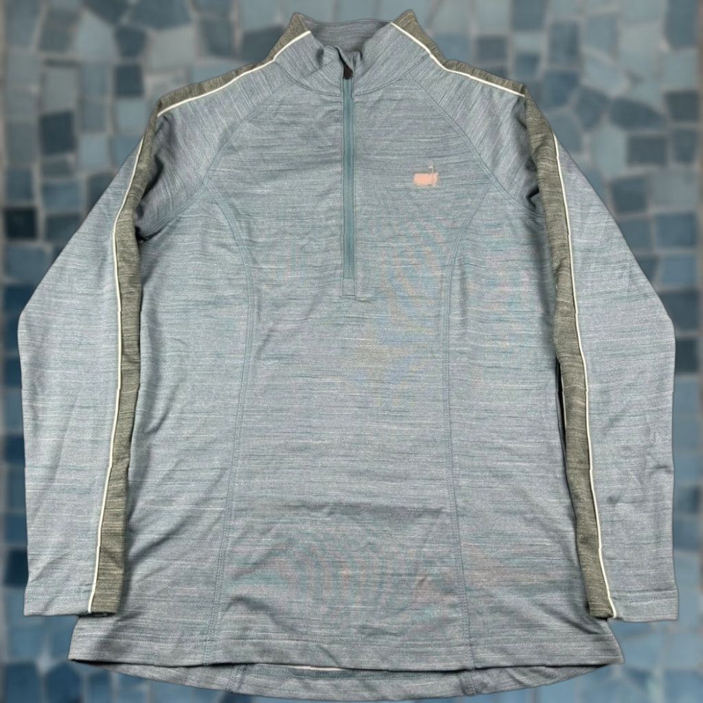 Vintage Masters Tech Jacket Women’s S Active Pullover 1/4 Zip Track Augusta Golf Blue Nike Size S / US 4 / IT 40 - 1 Thumbnail