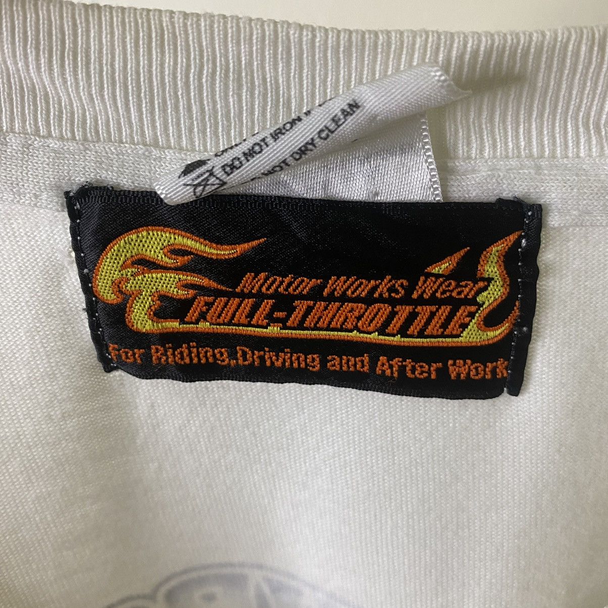 West Coast Choppers Vintage Y2K Full Throttle Motor Works Wear Flaming Sleeve LS Size US L / EU 52-54 / 3 - 5 Thumbnail