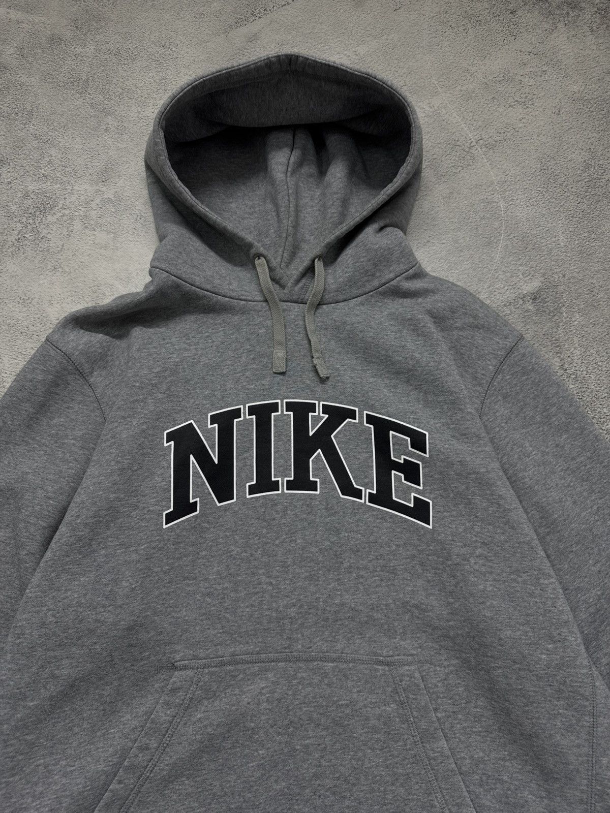 Nike Vintage Y2K Nike Big Swoosh Hoodie 00’s Size US XL / EU 56 / 4 - 2 Thumbnail