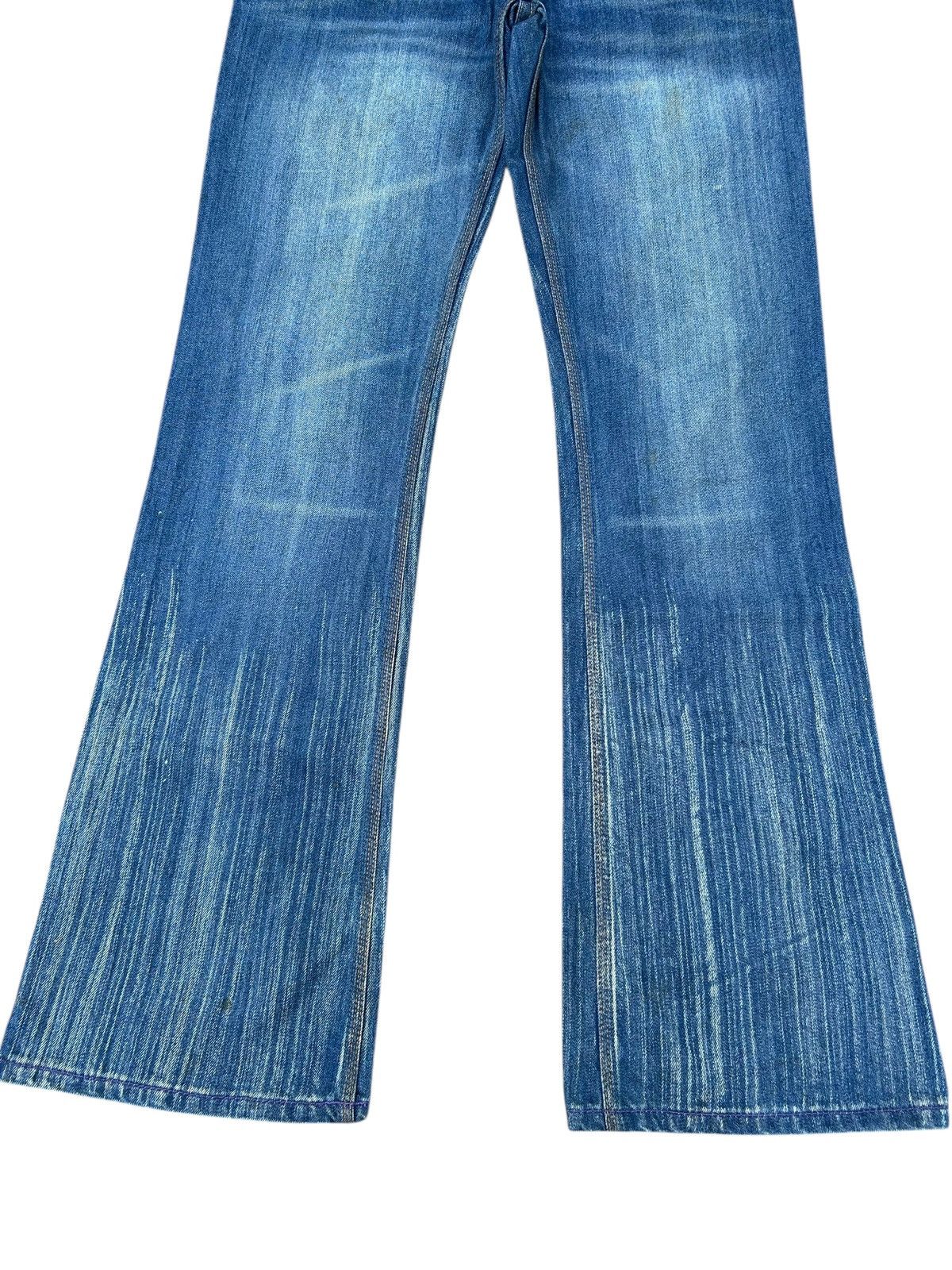 Diesel Flare Diesel Button Fly Distressed Denim Jeans Size US 32 / EU 48 - 6 Thumbnail