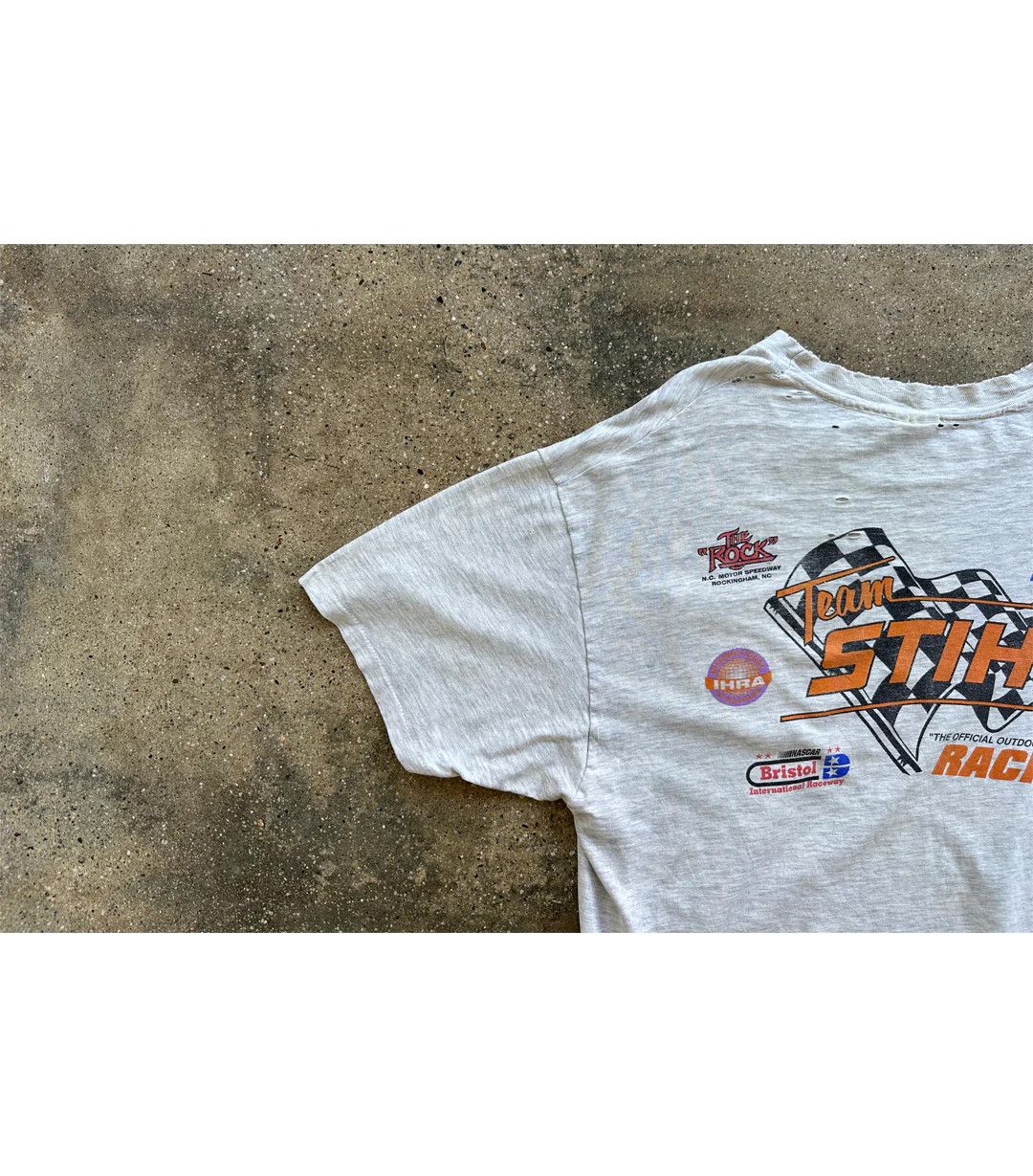 Vintage 90's Vintage Stihl Racing T-Shirt Size US XL / EU 56 / 4 - 4 Thumbnail