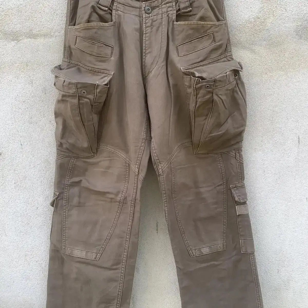 Japanese Brand 🔥 STEALS ‼️PARACHUTTE CARGO DOUBLE KNEE RARE TACTICAL PANTS Size US 30 / EU 46 - 3 Thumbnail