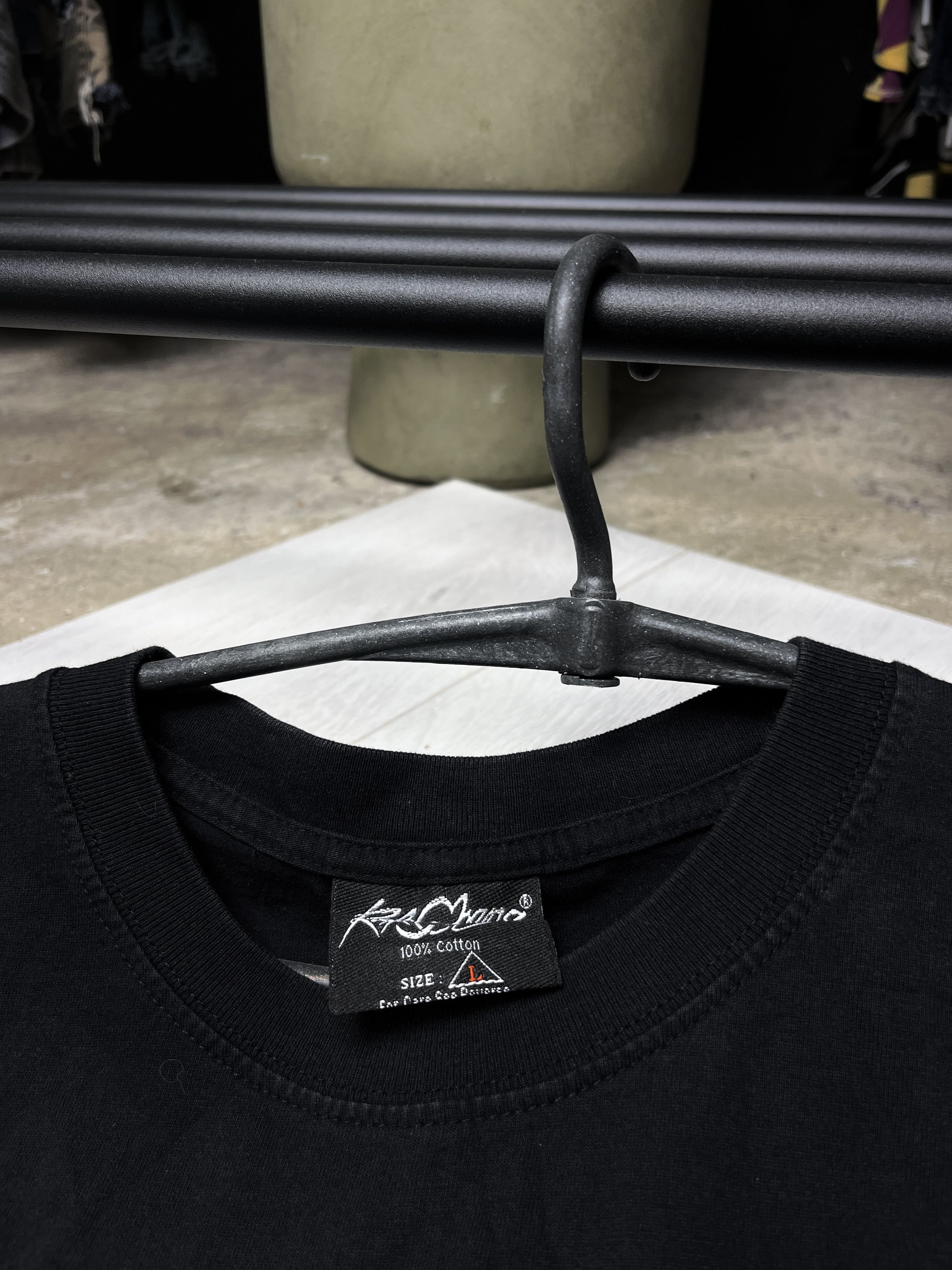 Vintage 2000s FLAME TRUCK & FREE EAGLE "RUN WITH THE SPIRIT" TEE 943 Size US L / EU 52-54 / 3 - 7 Thumbnail