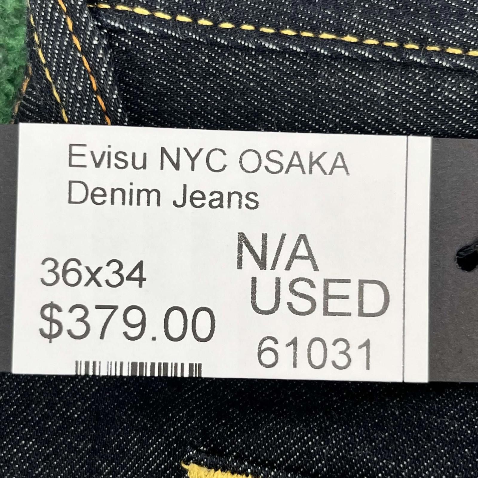 Evisu Evisu NYC Osaka Denim Jeans 36x34 Used Size US 36 / EU 52 - 12 Thumbnail