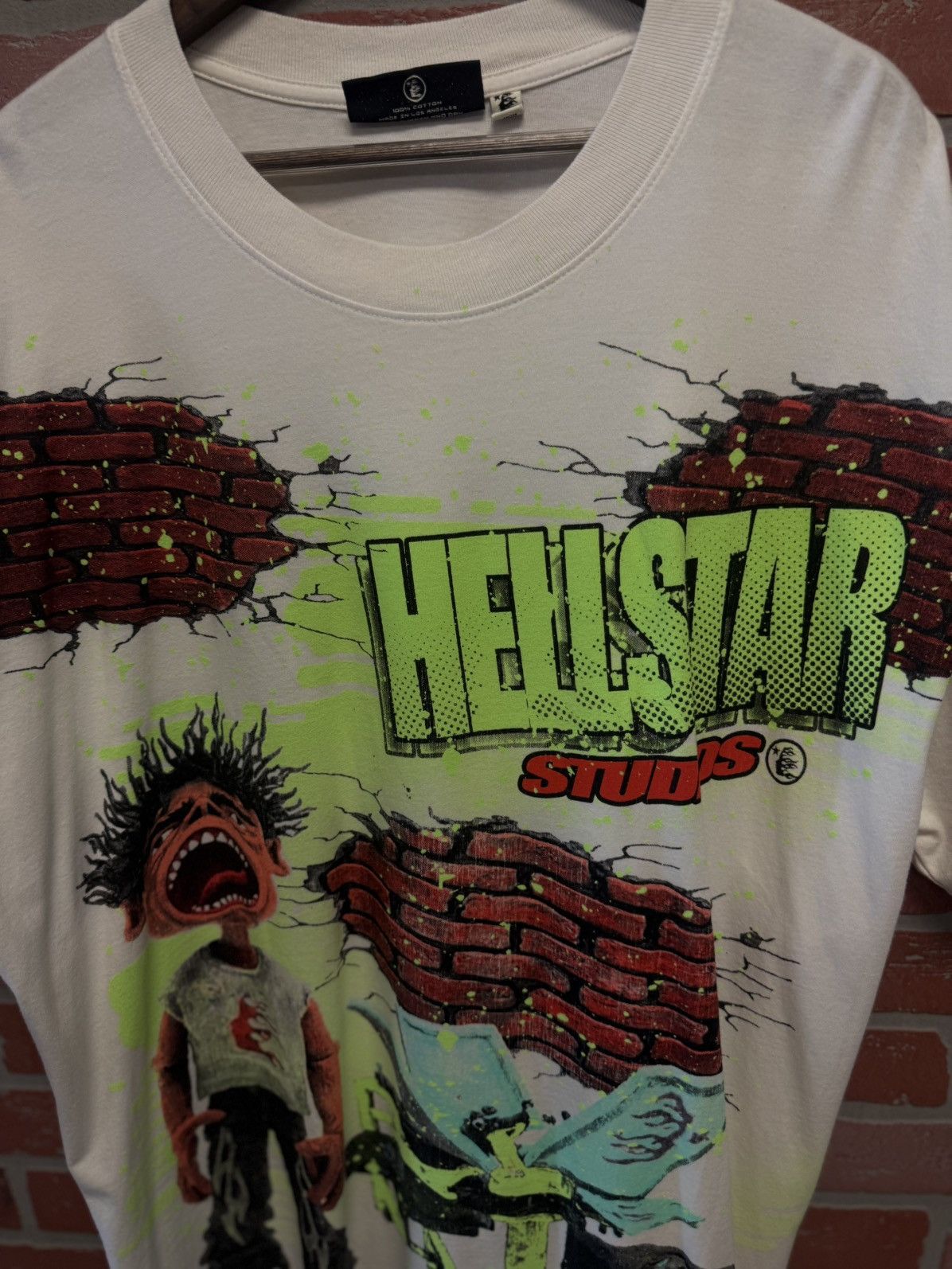 HELLSTAR Hellstar “Brick Wall” Tee Shirt Size XXL (NEW) Size US XXL / EU 58 / 5 - 5 Thumbnail