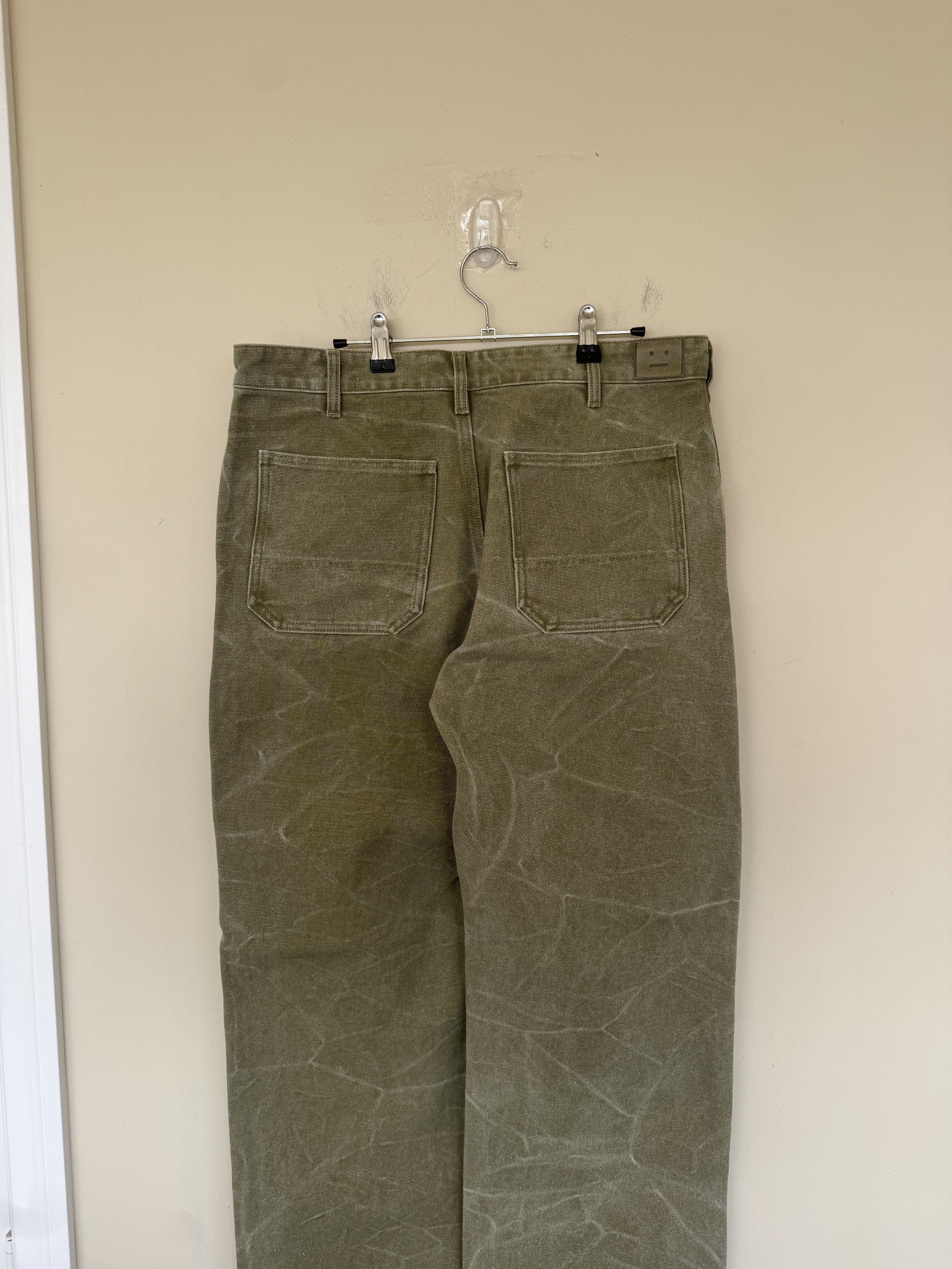 Acne Studios Acne Studios Green Wash Denim Size US 33 - 15 Thumbnail