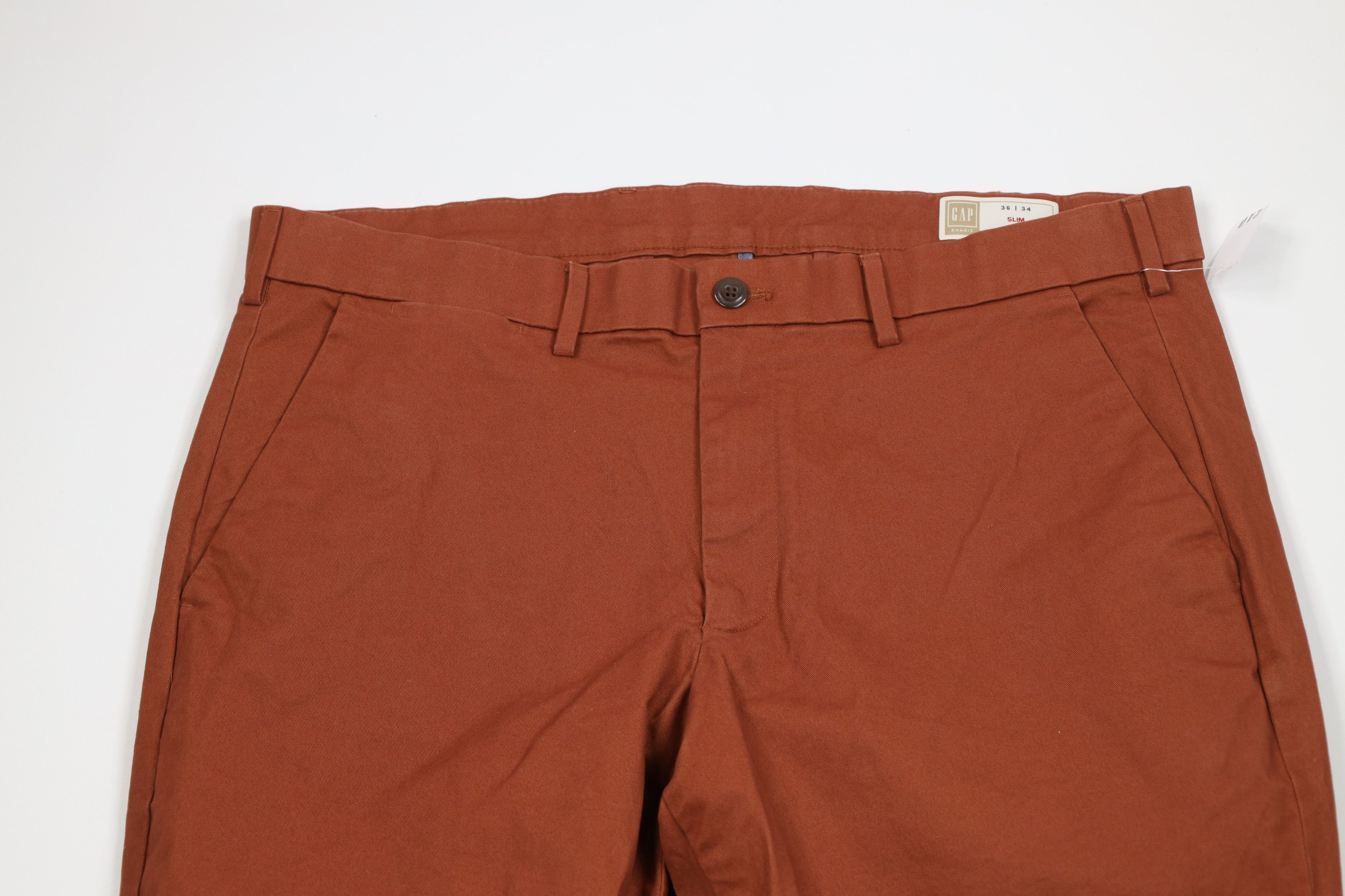 Gap Deadstock Y2K Gap Stretch Chino Pants Trousers Saddle Brown Size US 36 / EU 52 - 2 Thumbnail