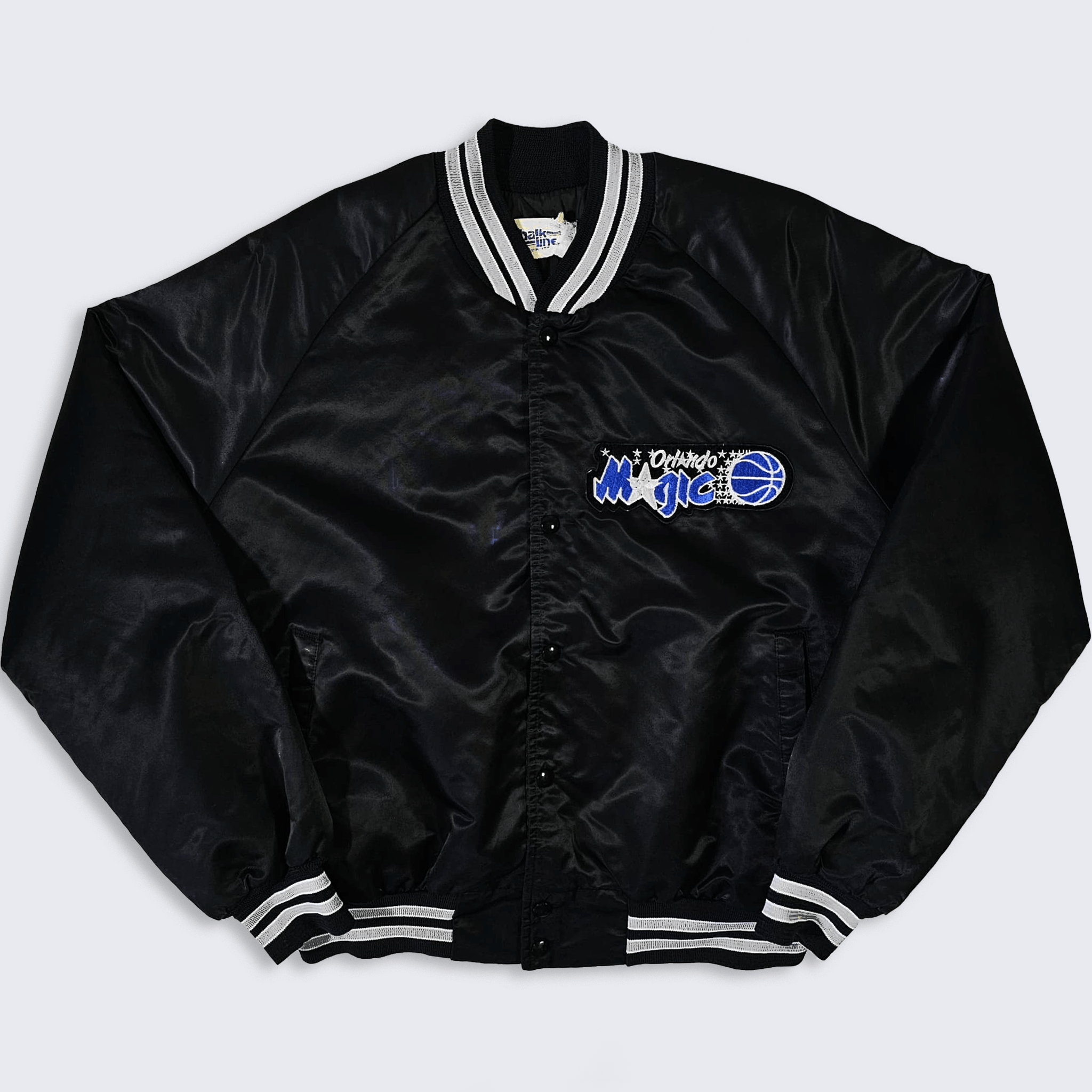 NBA Orlando Magic Vintage 90s Chalk Line Satin Bomber Jacket Size US L / EU 52-54 / 3 - 2 Thumbnail