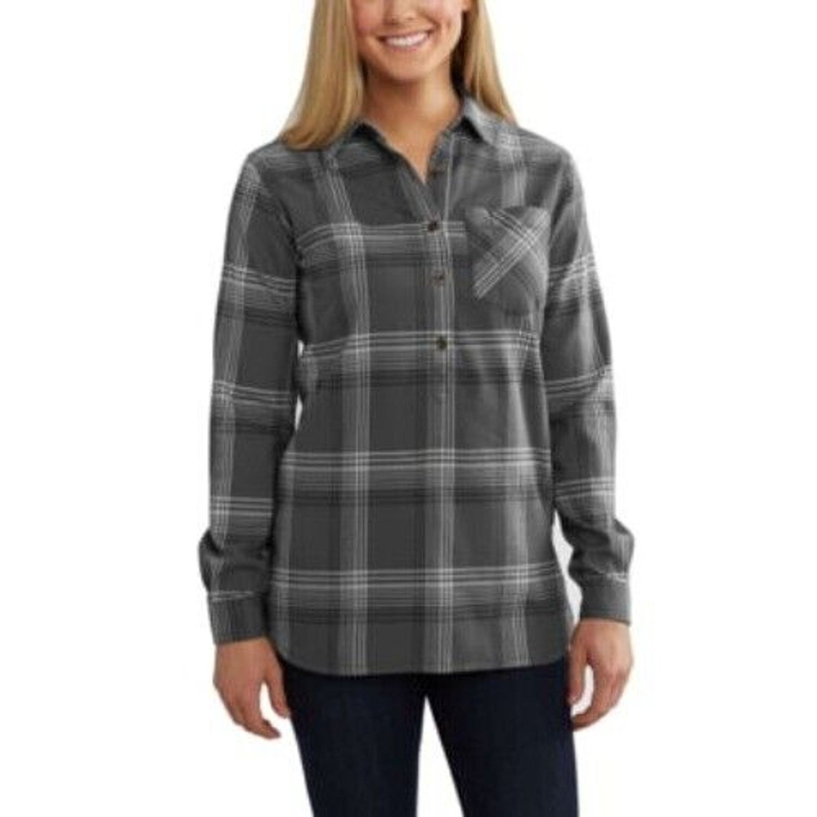 Carhartt Carhartt Womens Farwell Flannel Shirt Plaid Size S Gorpcore Size S / US 4 / IT 40 - 1 Thumbnail