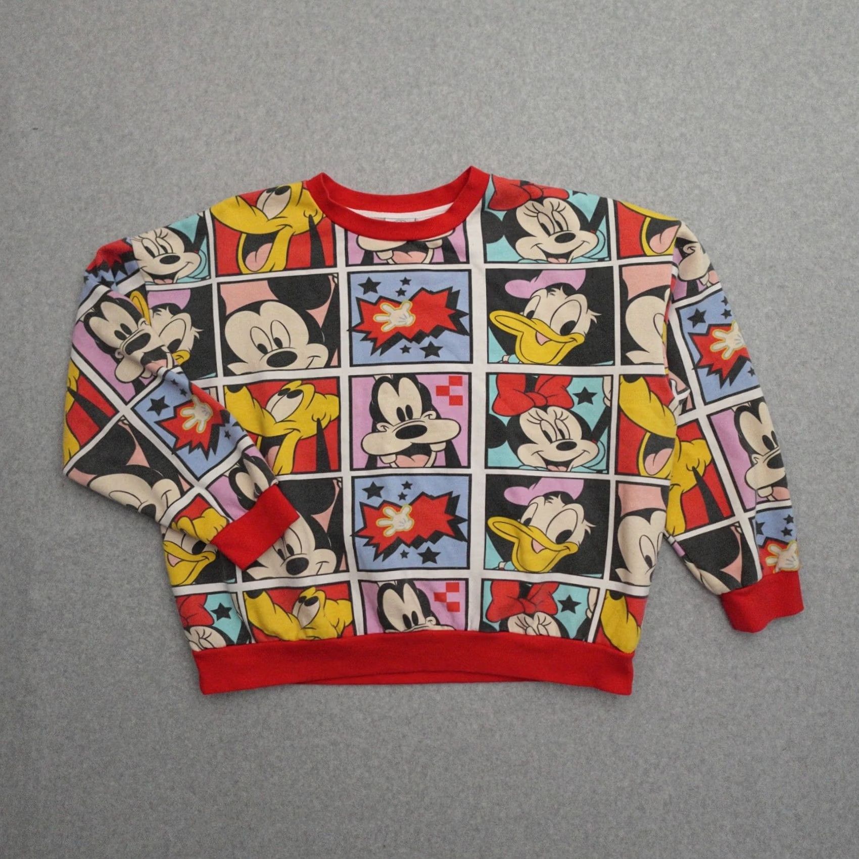 Mickey & Co. VINTAGE Mickey & Co Sweatshirt Womens 2XL Red Pullover Long Sleeve Size XXL / US 16-18 / IT 52-54 - 2 Thumbnail