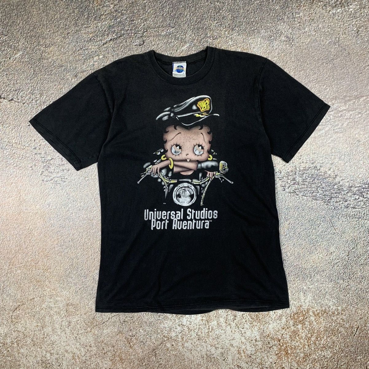 Universal Studios Vintage 90s Betty Boop Universal studios Black Faded T Shirt Size US L / EU 52-54 / 3 - 1 Thumbnail