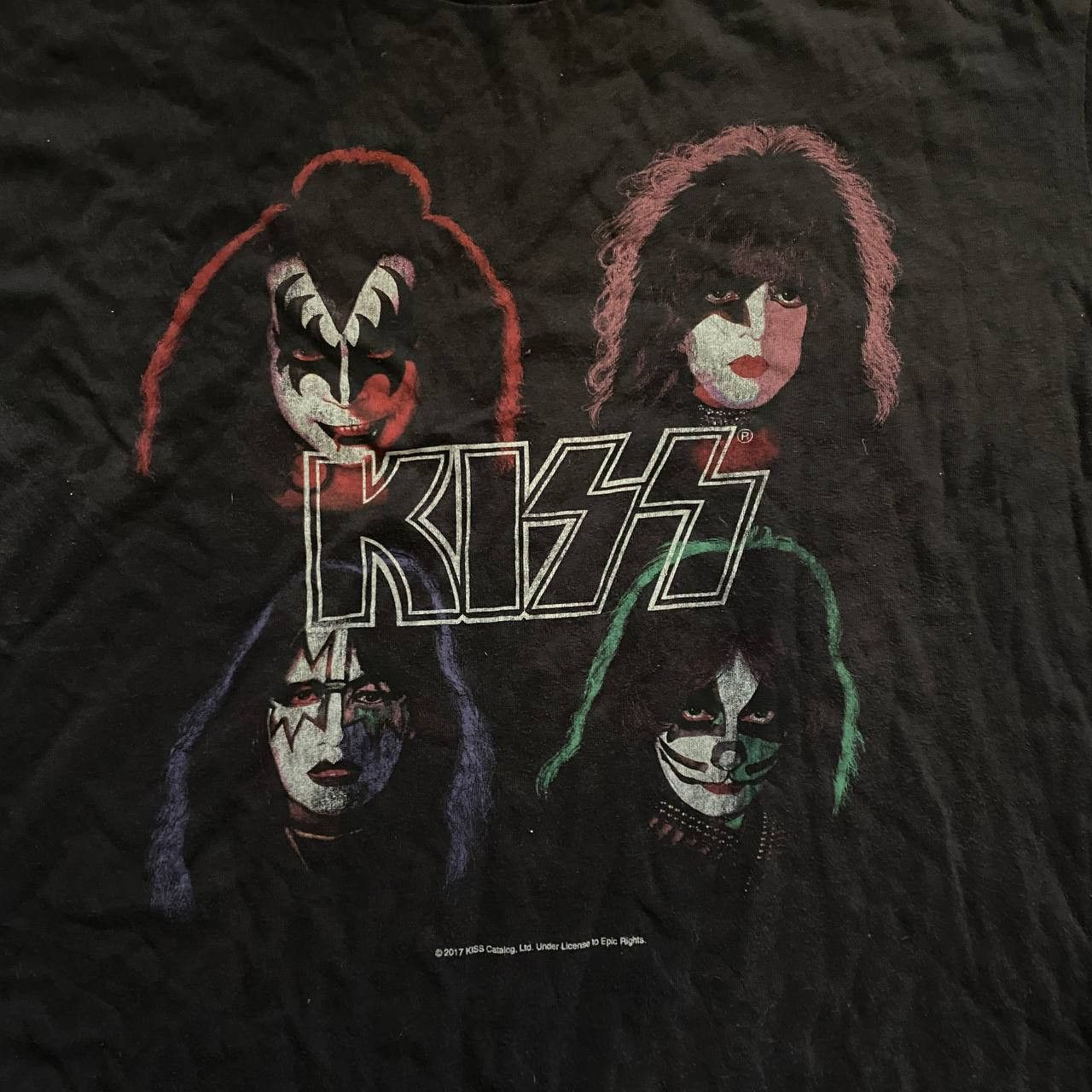 Band Tees VINTAGE Y2K KISS AMAZING FADED TOUR T SHIRT 227 Size US L / EU 52-54 / 3 - 4 Thumbnail