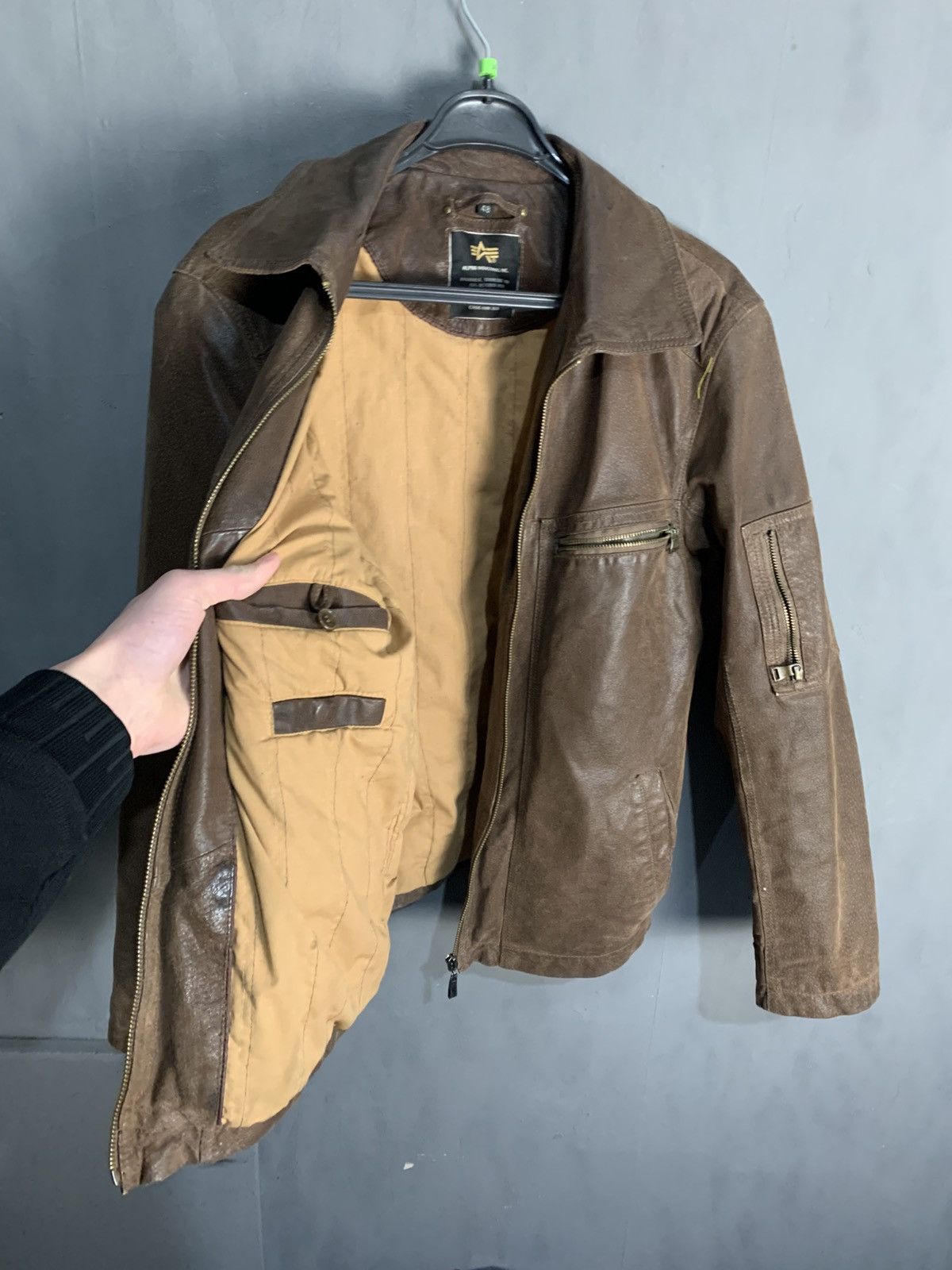 Alpha Industries Alpha industries leather jacket Size US M / EU 48-50 / 2 - 8 Thumbnail