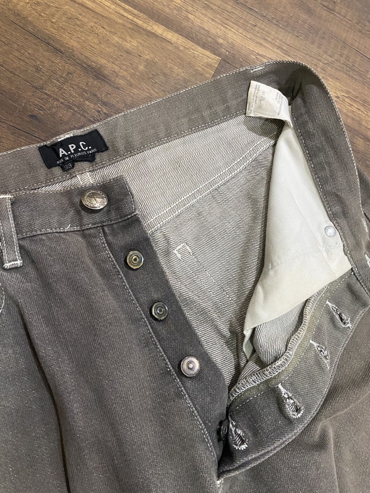 A.P.C. APC Selvedge Jeans 33x42 Size US 33 - 4 Thumbnail
